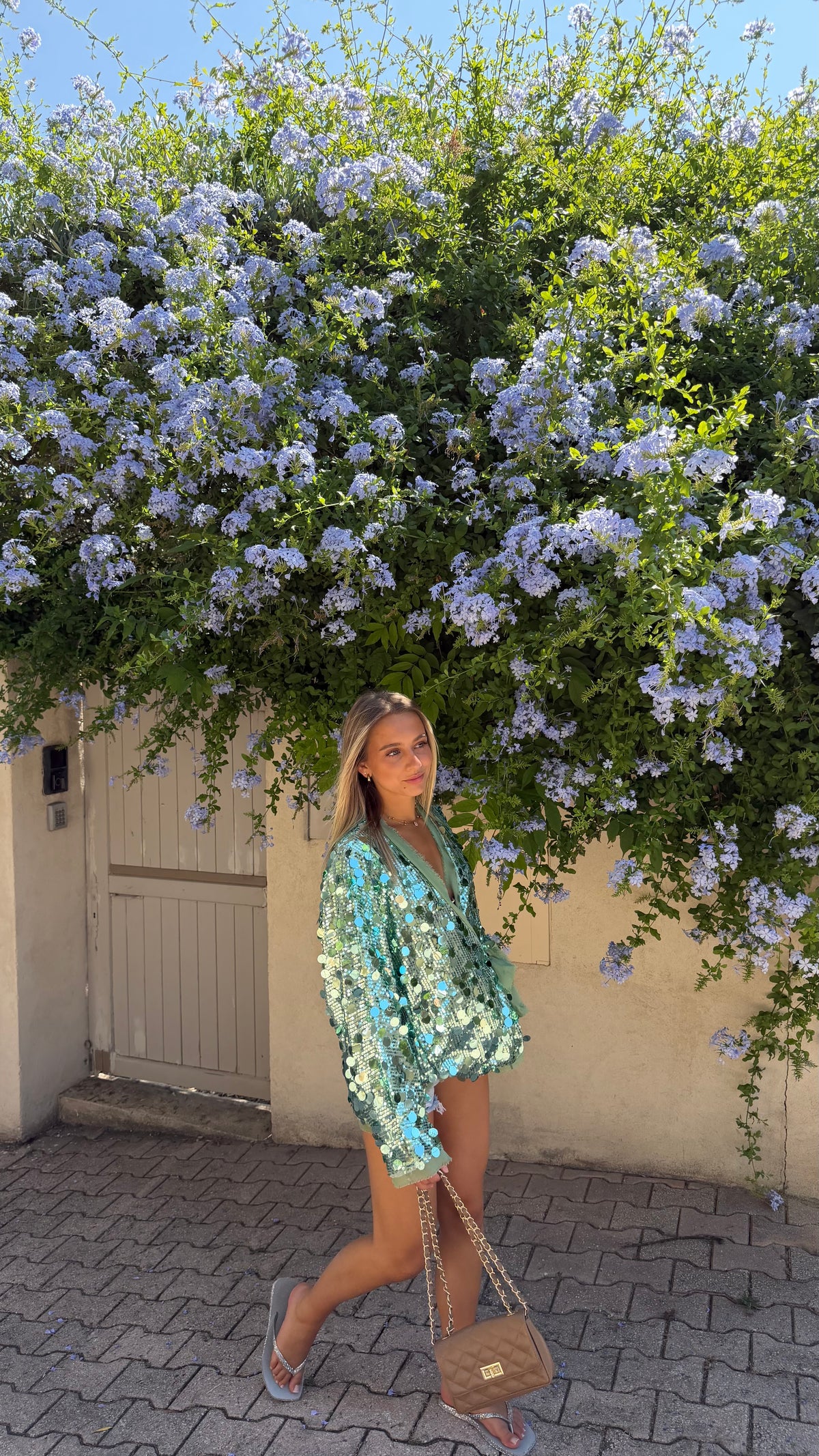 GILET ALICE - TURQUOISE