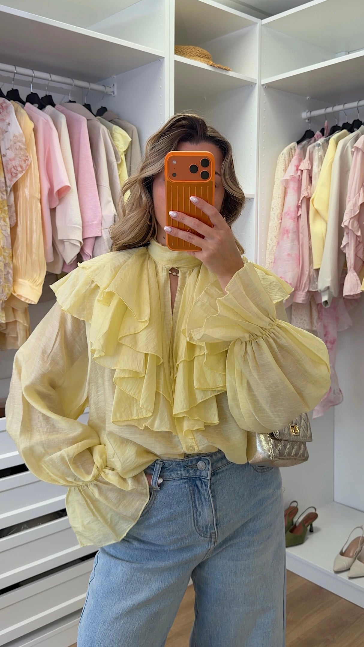 BLOUSE CHLOE - JAUNE