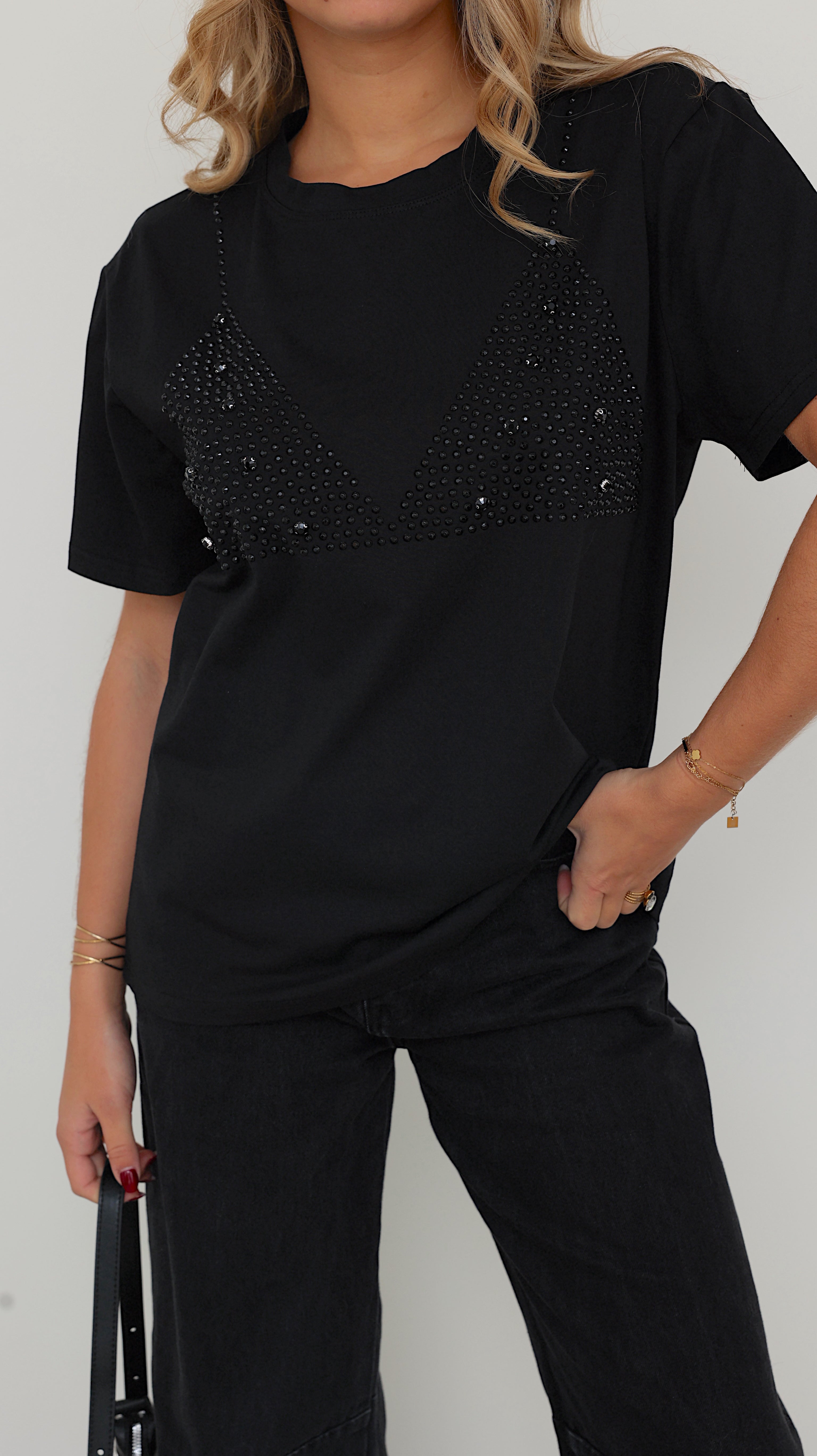 NAELIE T-SHIRT - BLACK