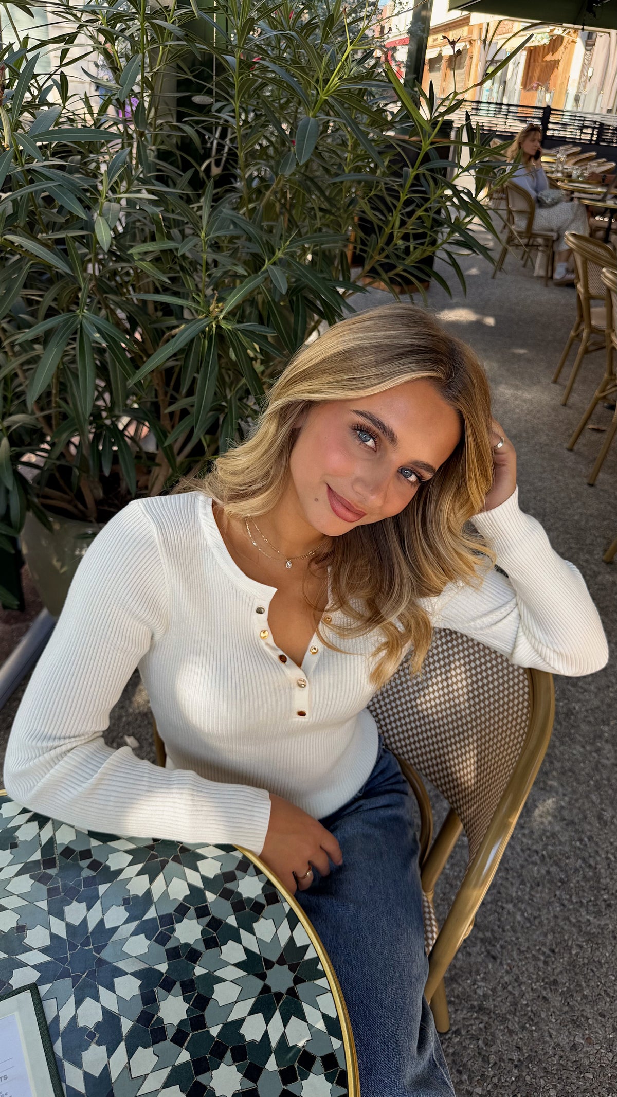 NAOMI TOP - WHITE