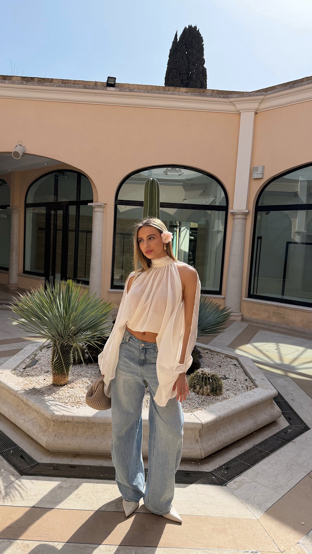 CARLA BLOUSE - ECRU