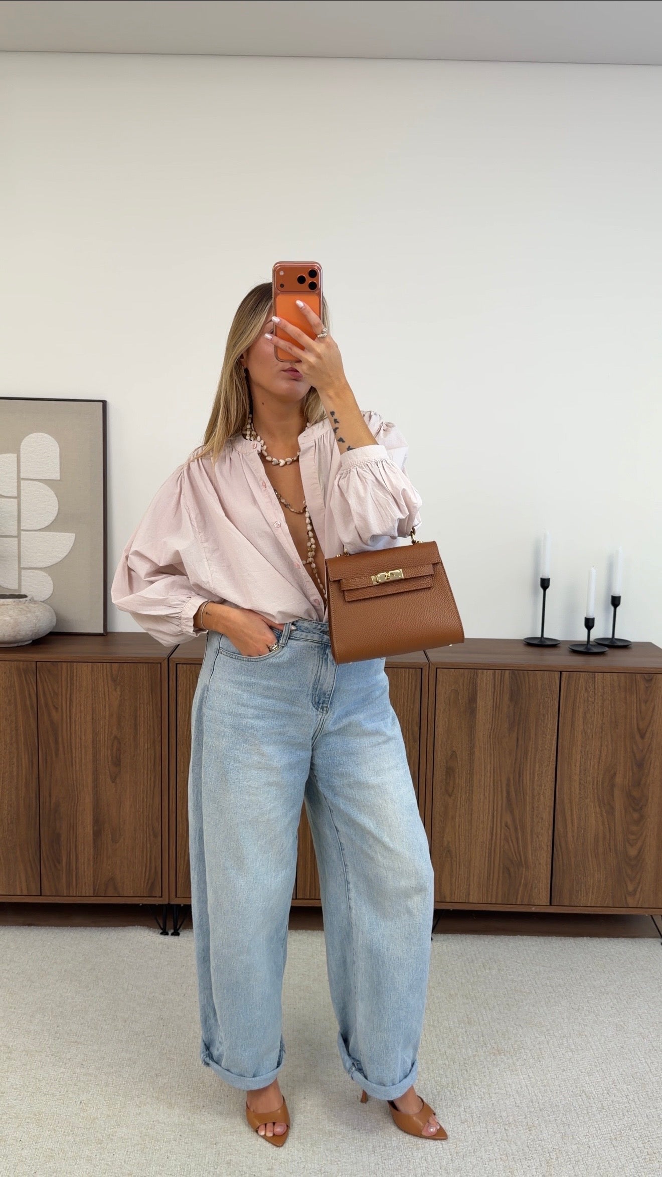 BLOUSE CLÉA - ROSE PALE