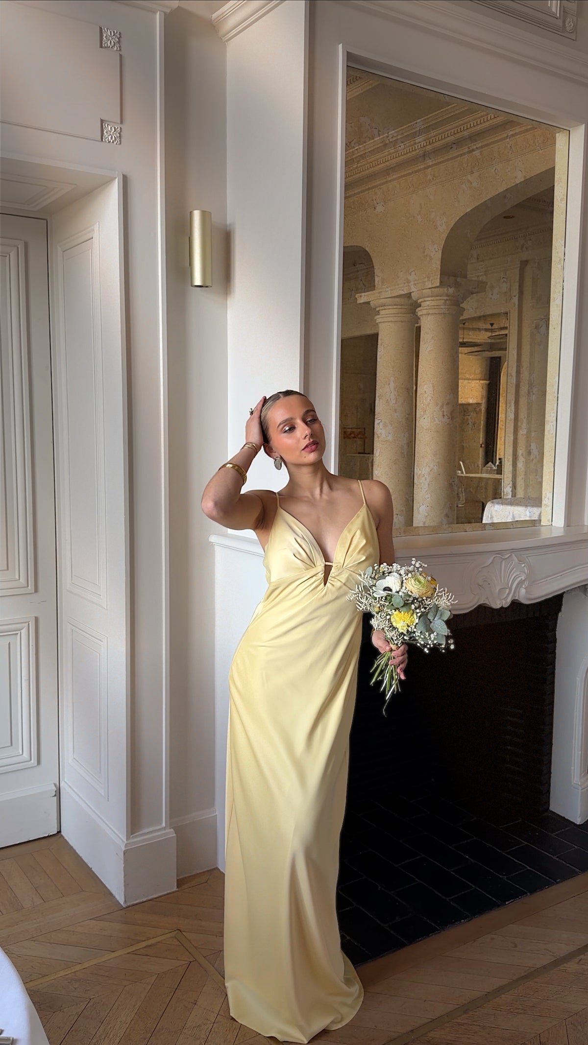 ROBE ANITA - JAUNE