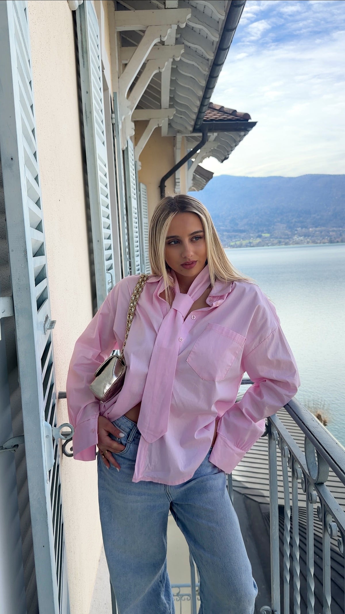 CAMISA CAMILLE - ROSA
