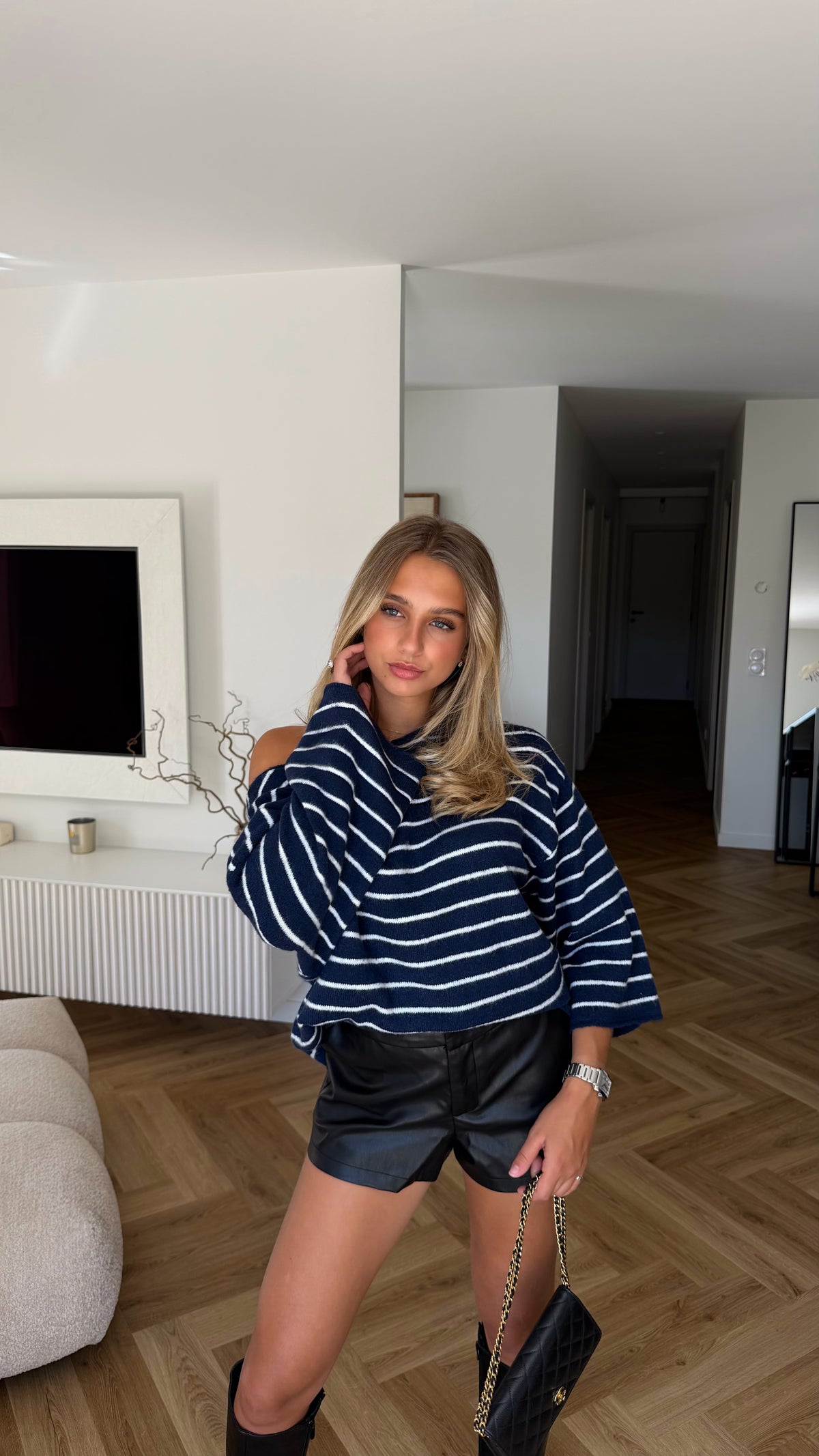 PULL AWENA - BLEU