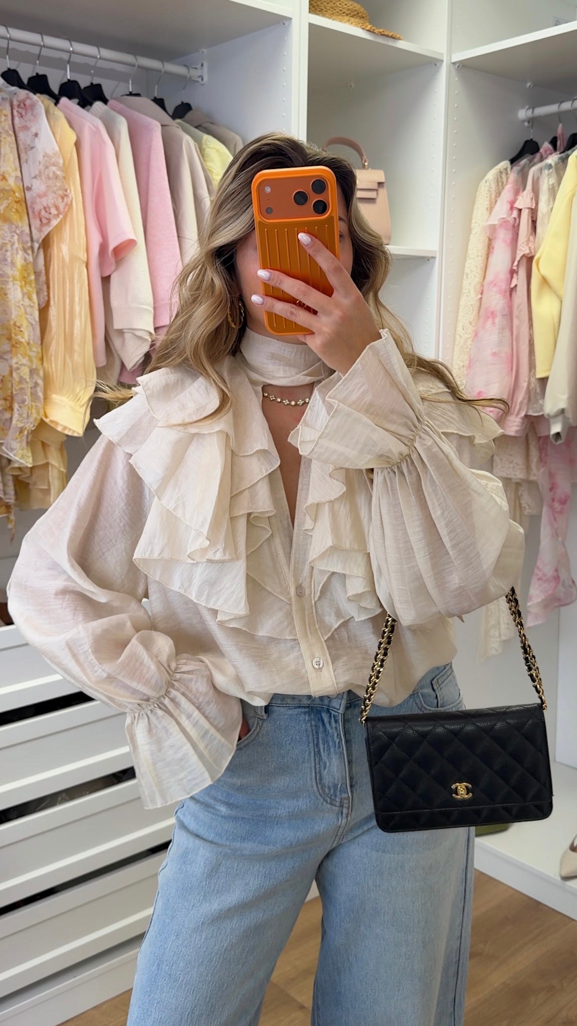BLOUSE CHLOE - BEIGE