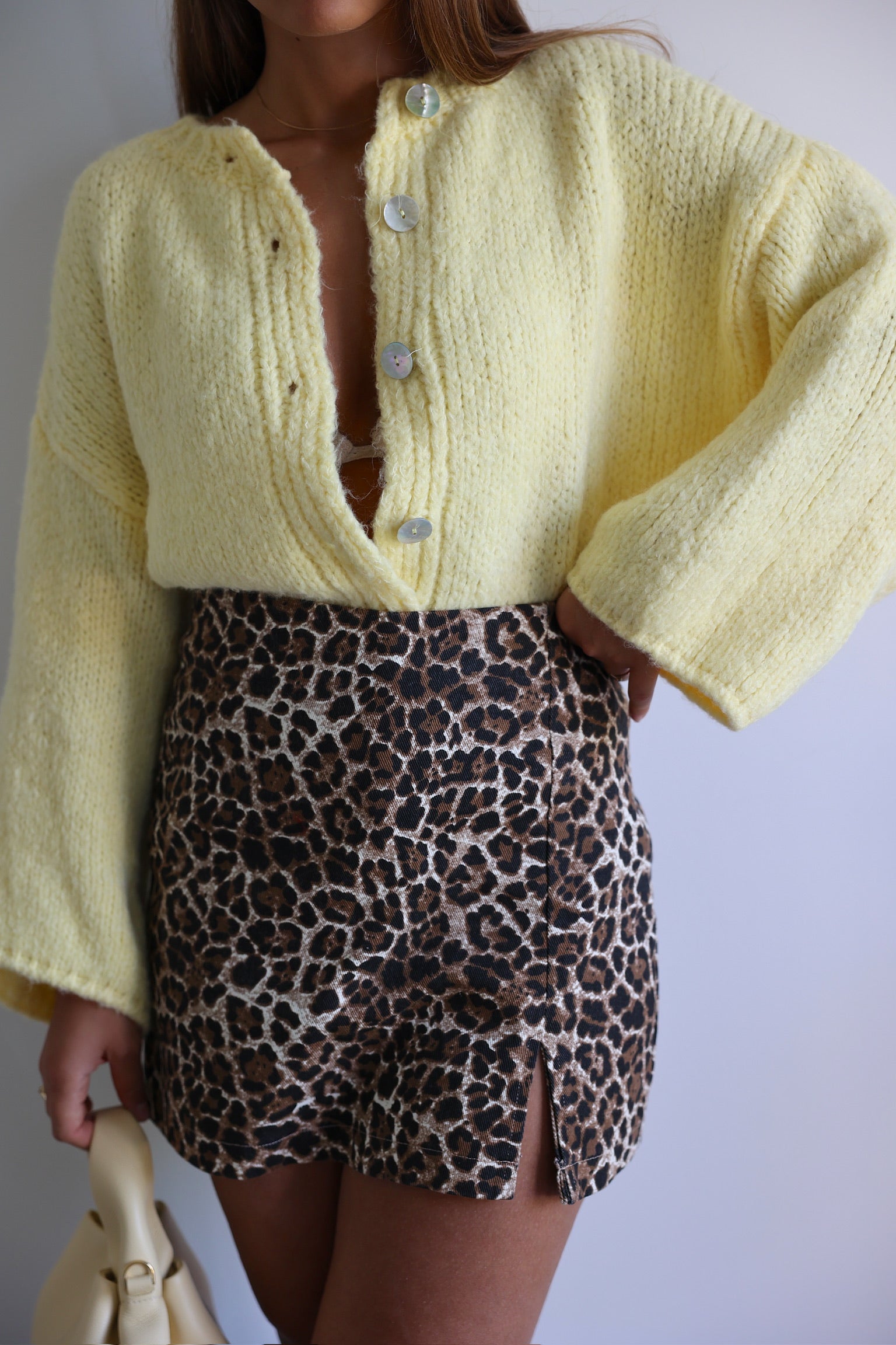 LARA CARDIGAN - YELLOW