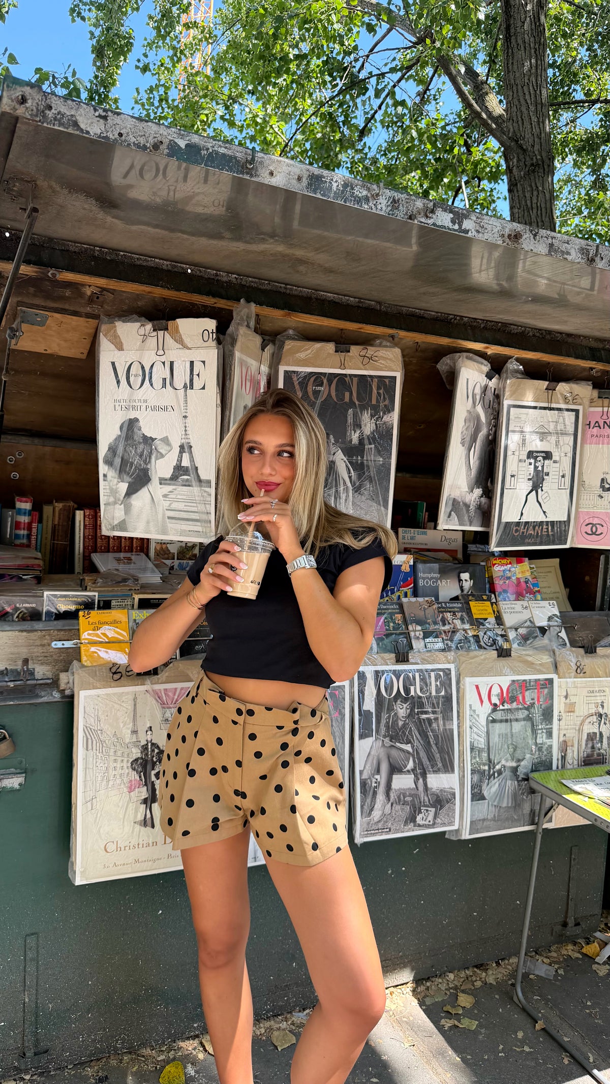 SHORT LOUISE - CAMEL