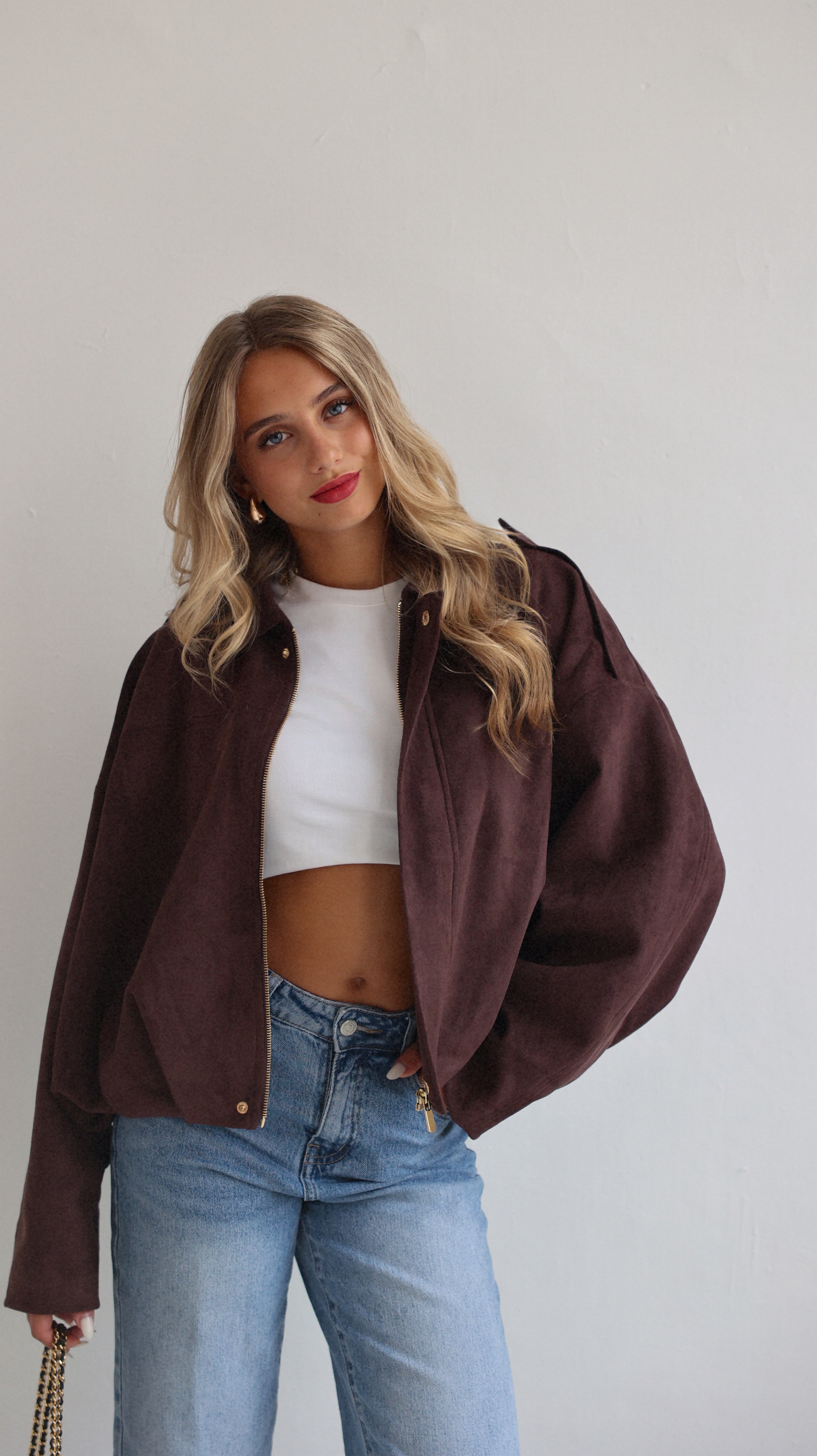 LORENA JACKET - CHOCO