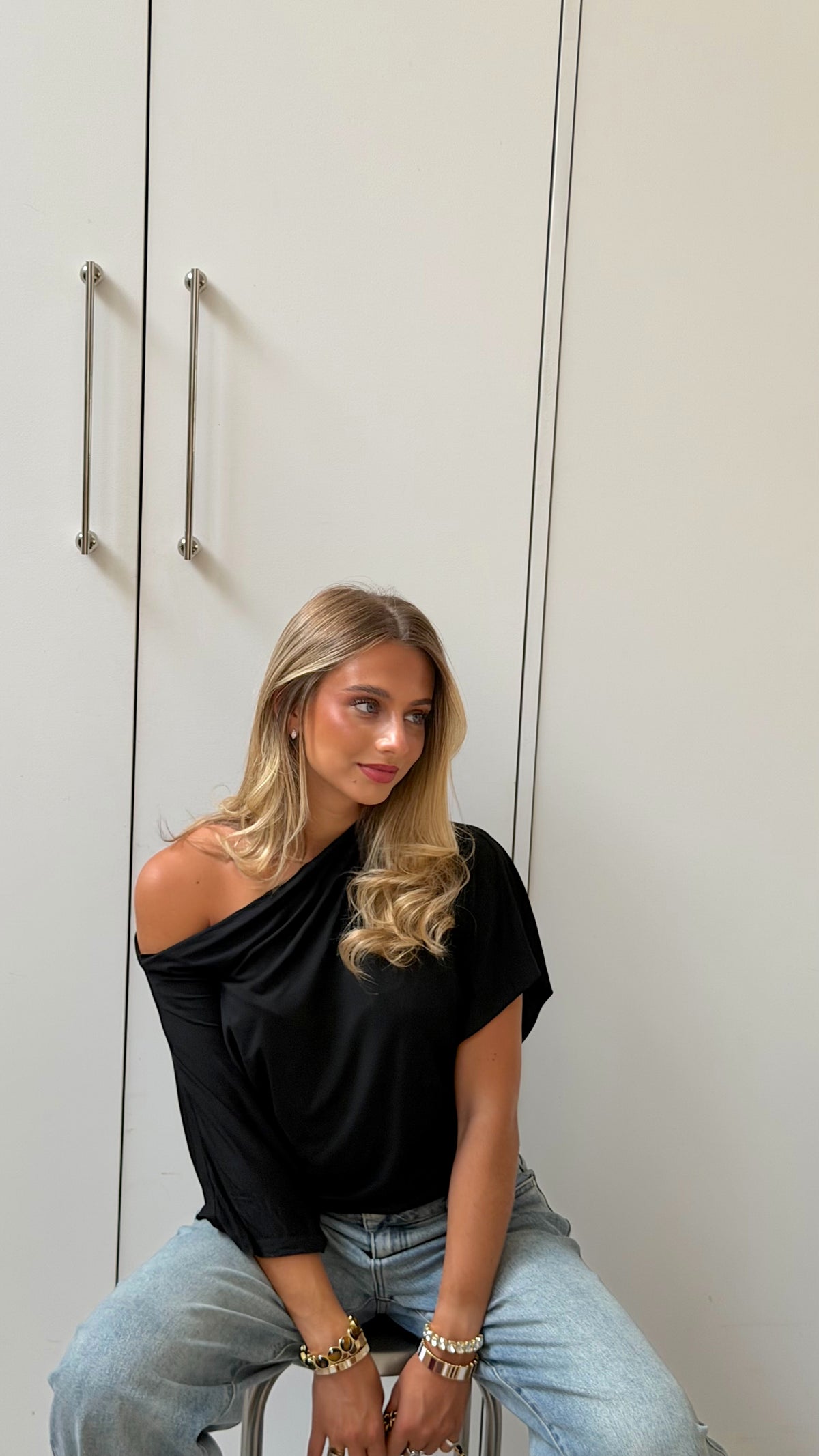 TOP MILA - NOIR