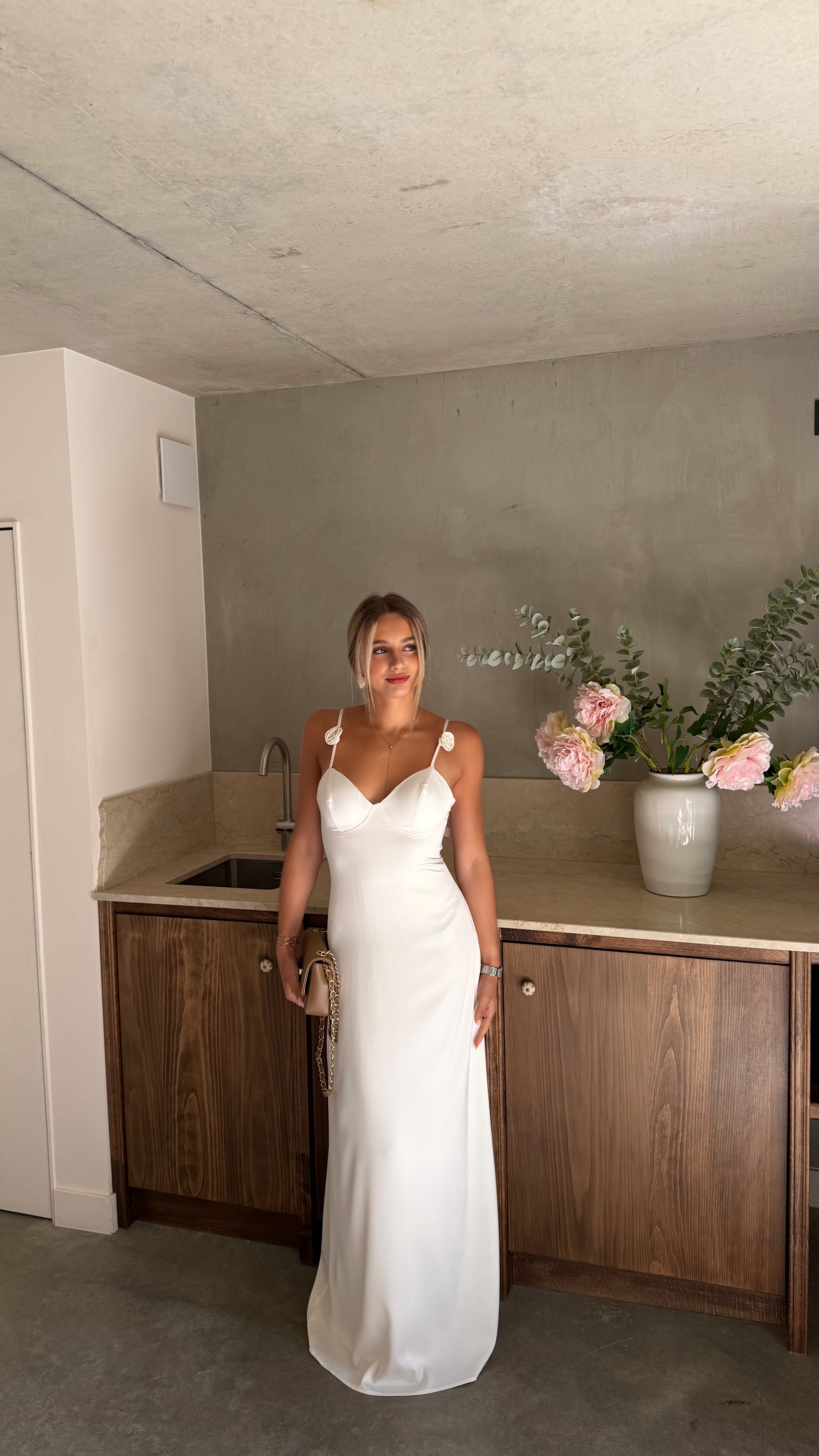 ROBE VALENTINA - BLANC CASSÉ