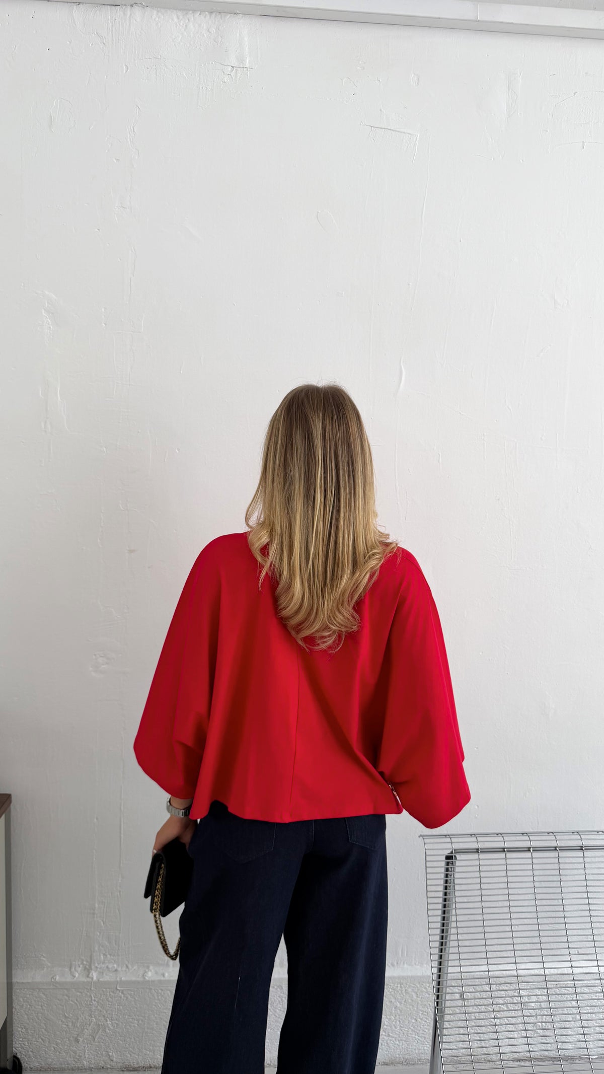 T SHIRT NINON - ROUGE