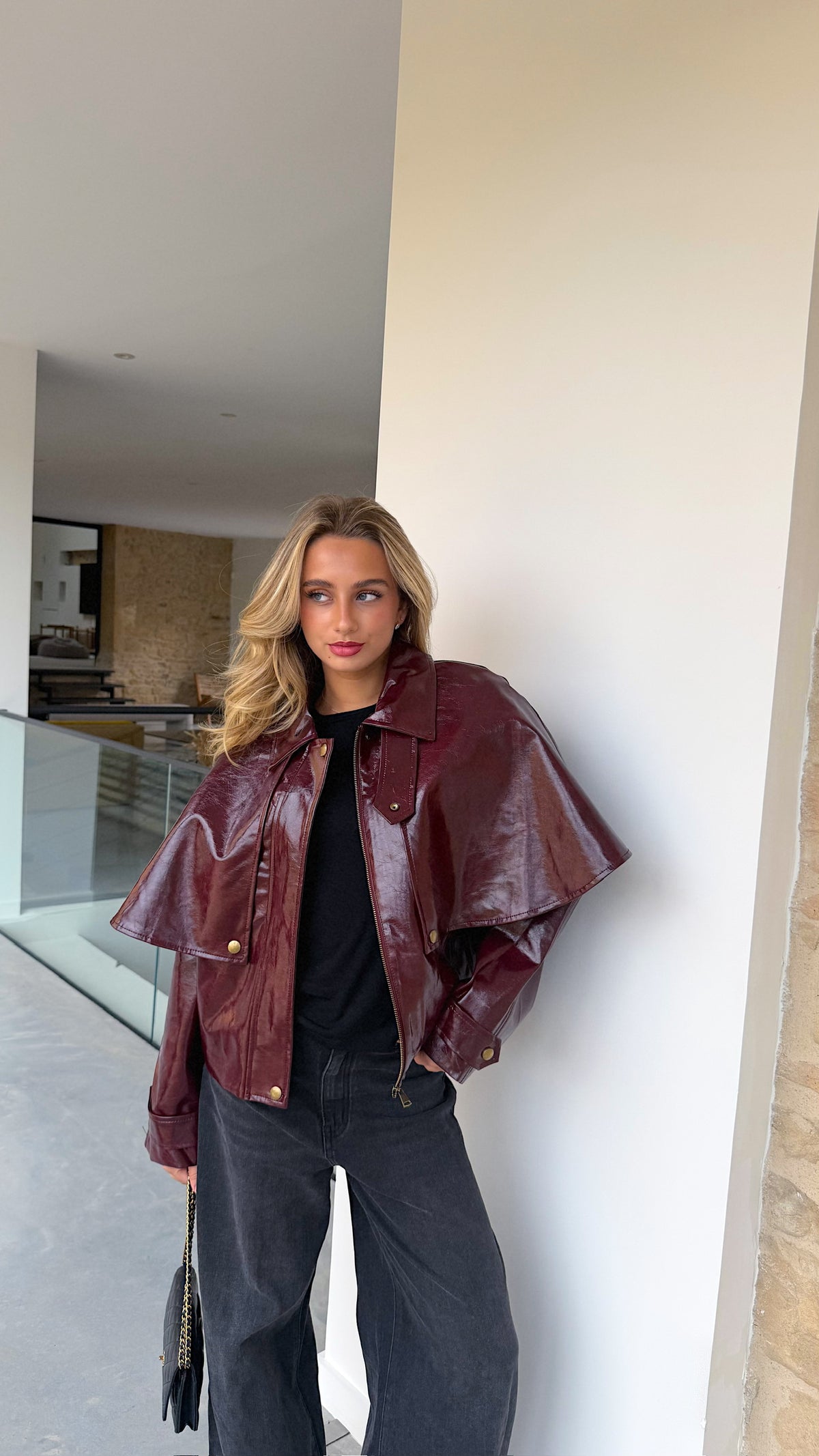 VESTE CHARLIE - BORDEAUX