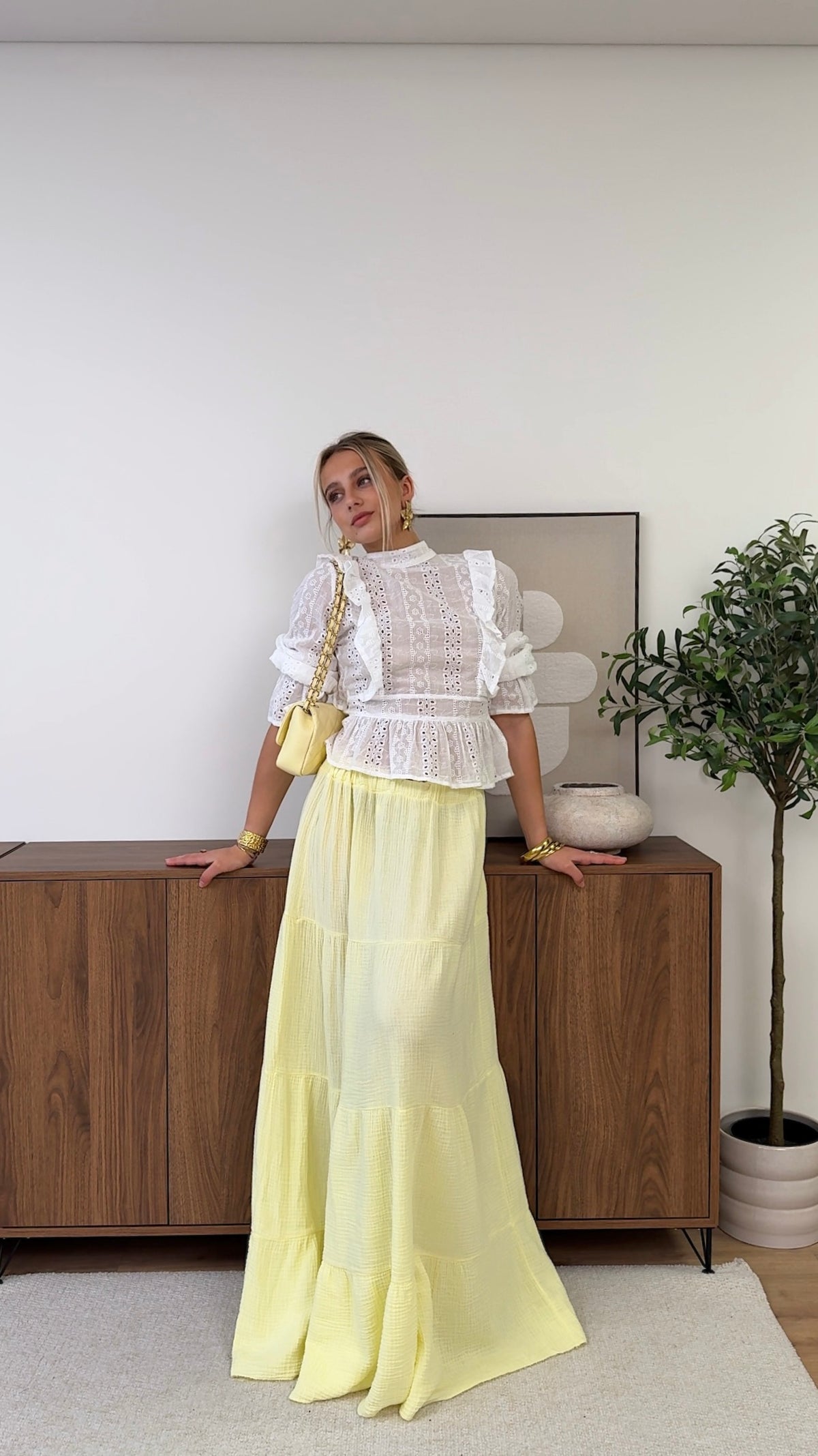 LIORA SKIRT - YELLOW