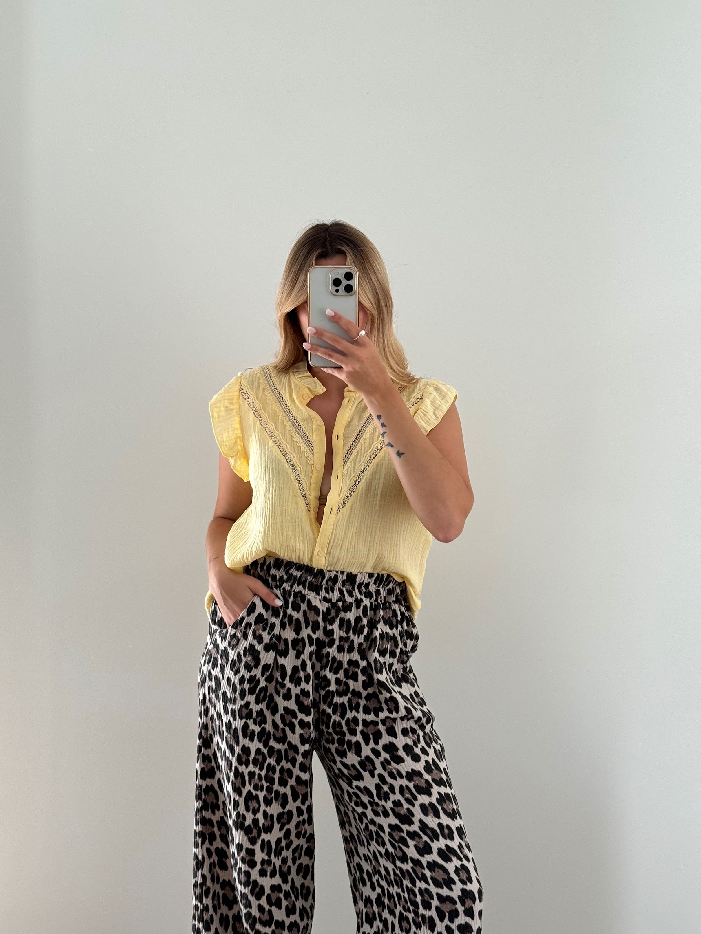 BLOUSE FLAVIA - JAUNE