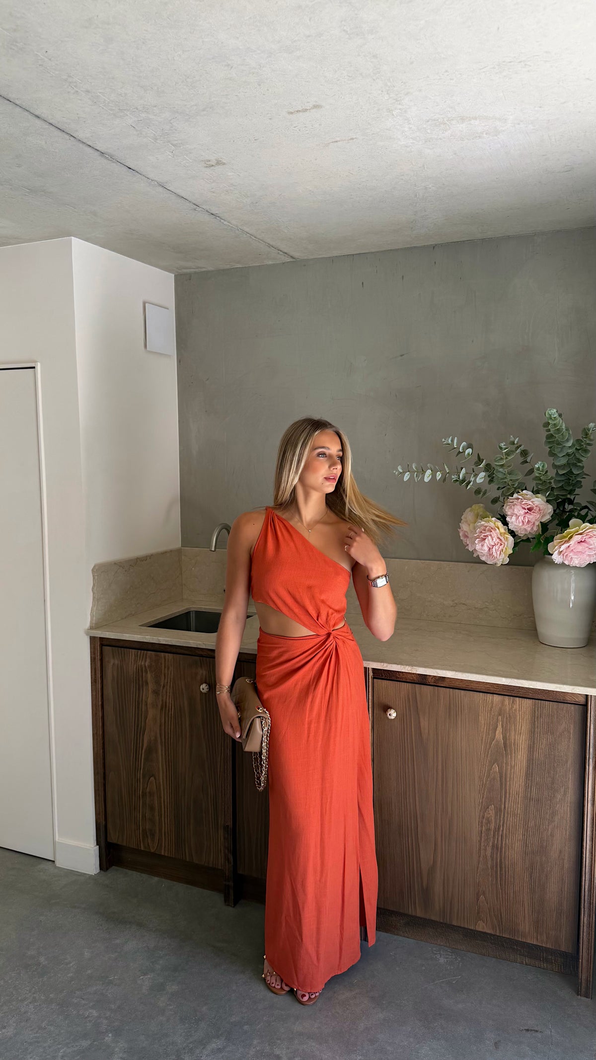 MIRA DRESS - ORANGE