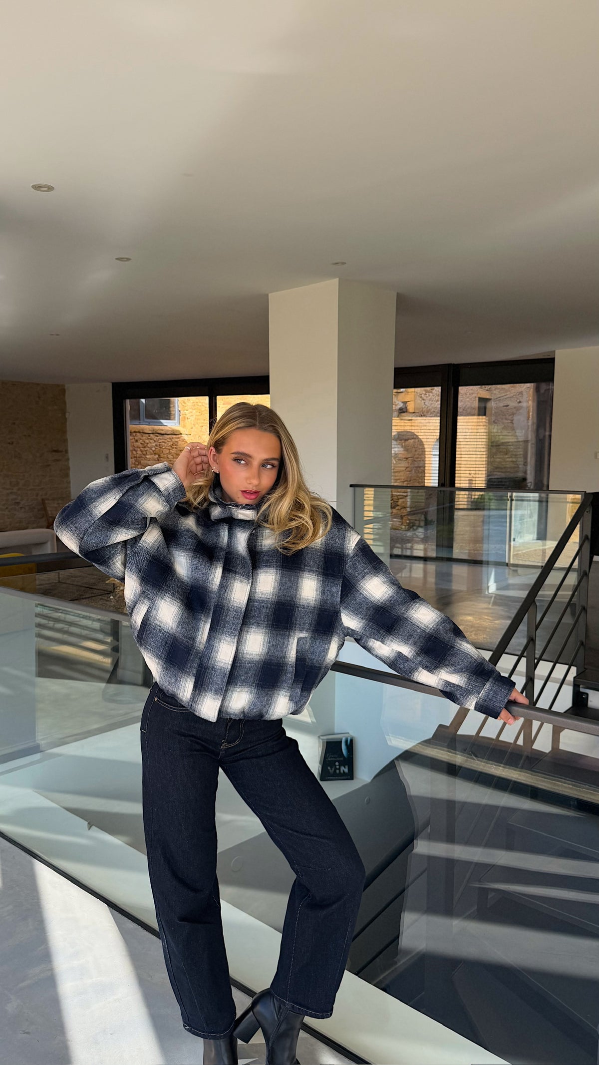 MANTEAU AMELIA - MARINE