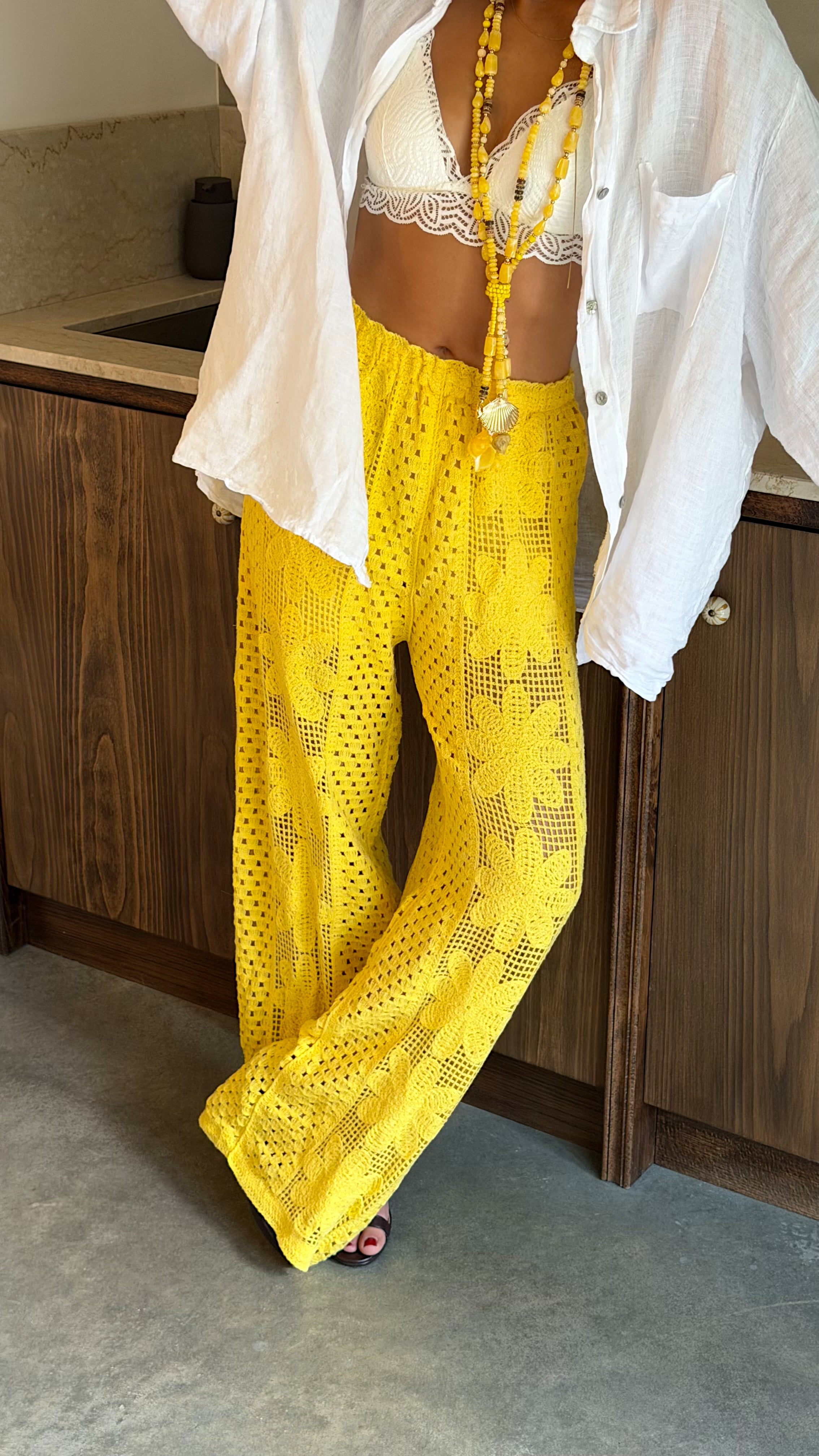 PANTALÓN DE VERANO - AMARILLO