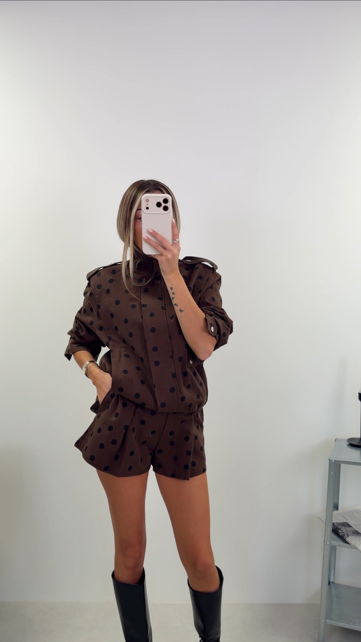 VESTE LOUISE - CHOCO
