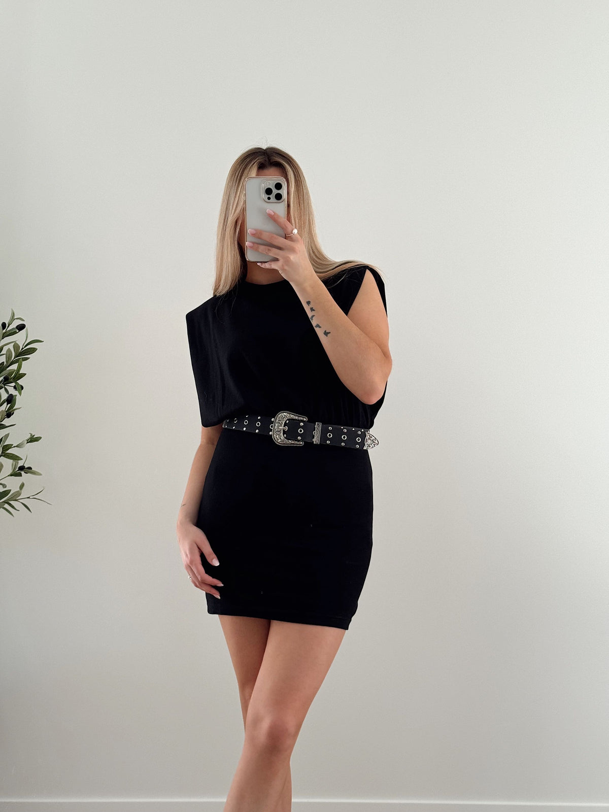 ROBE VENISE - NOIR