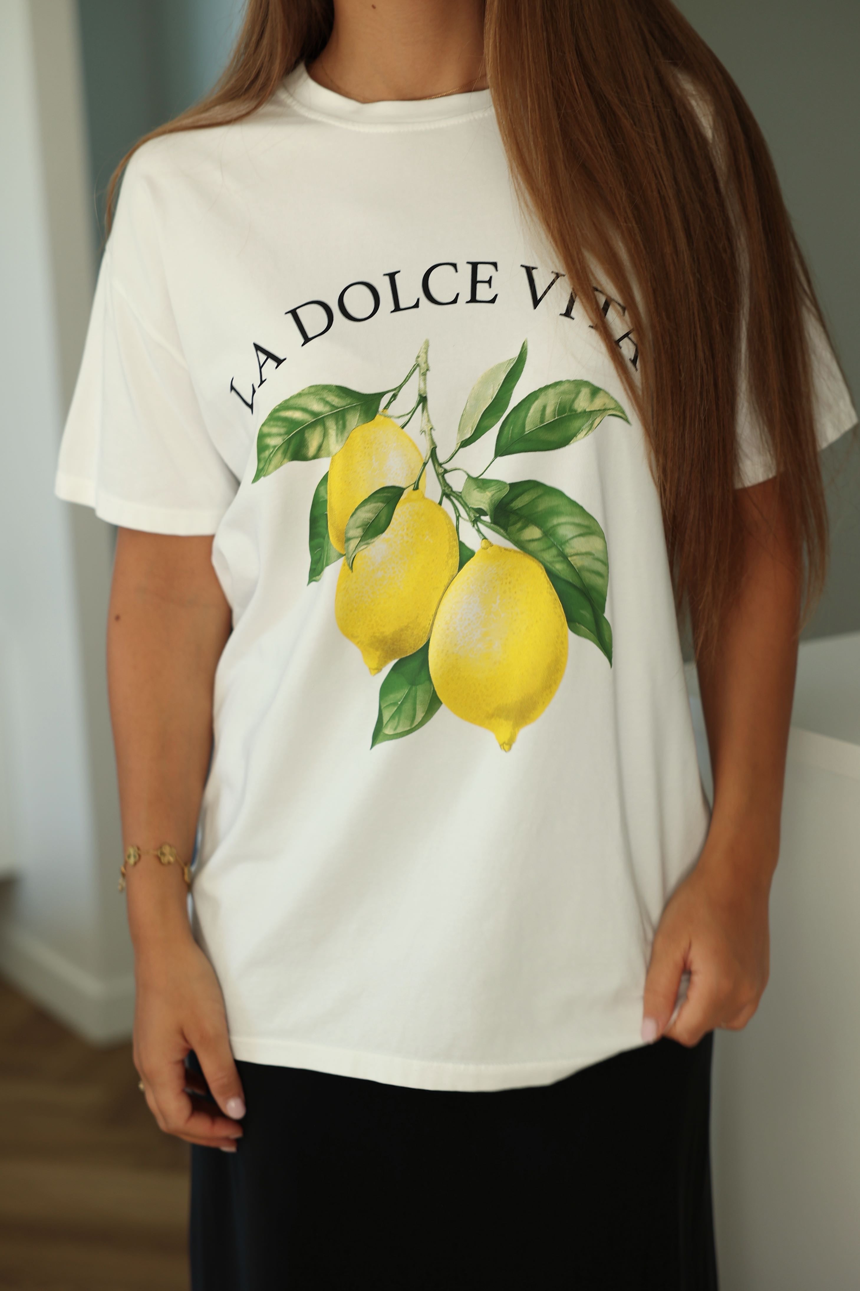 LEMON T-SHIRT - WHITE