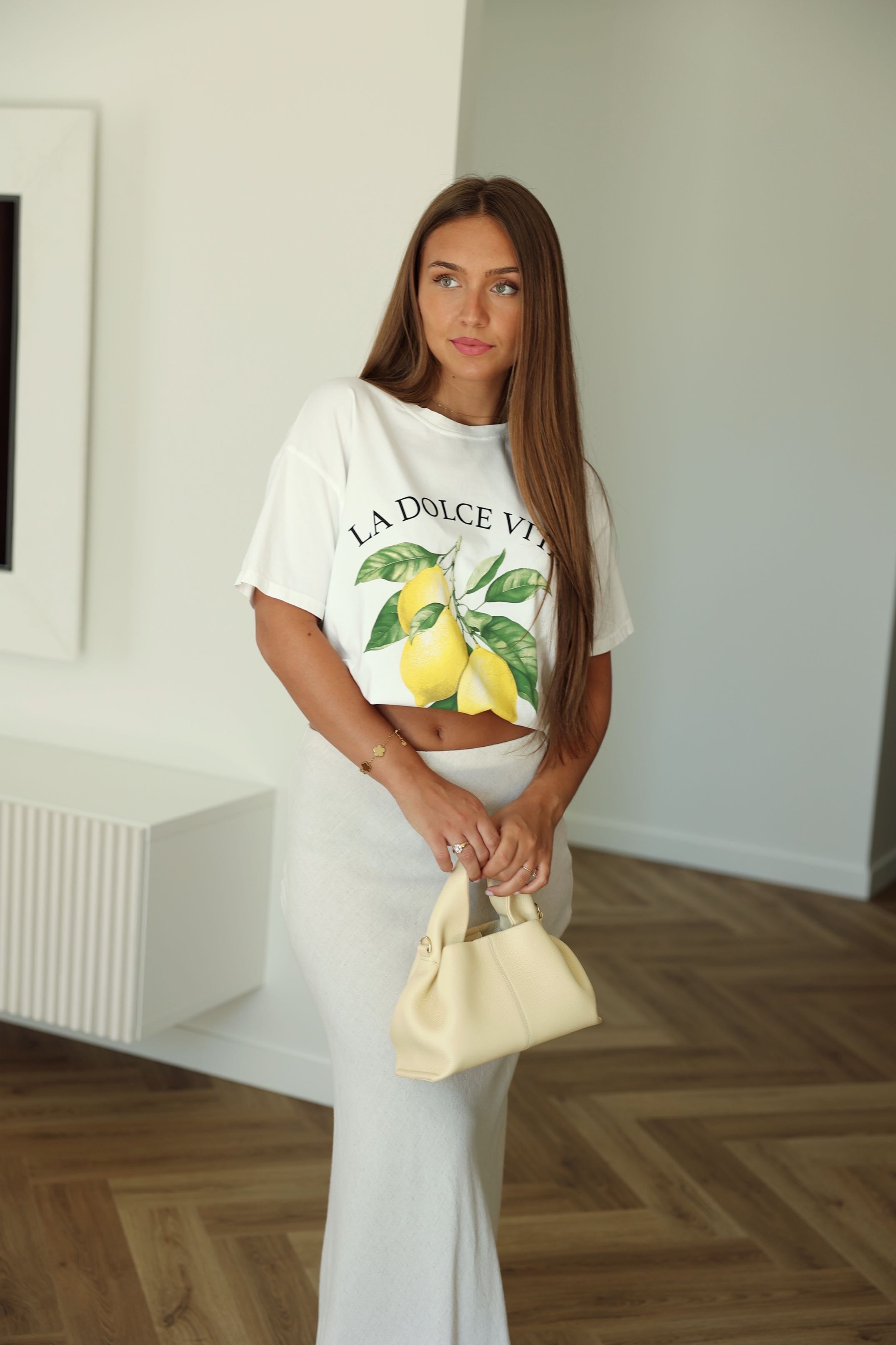 LEMON T-SHIRT - WHITE