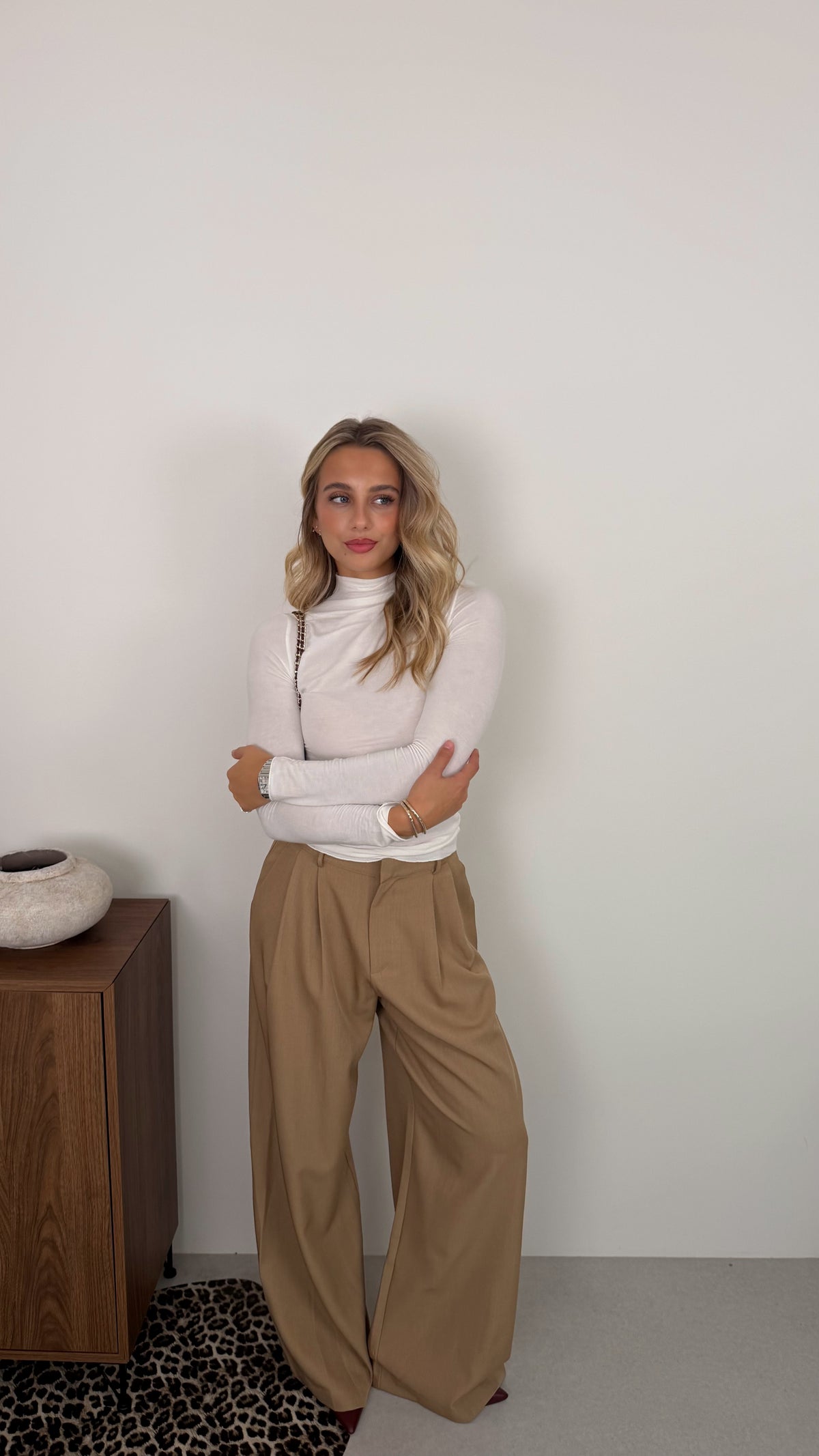 PIERRE TROUSERS - CAMEL