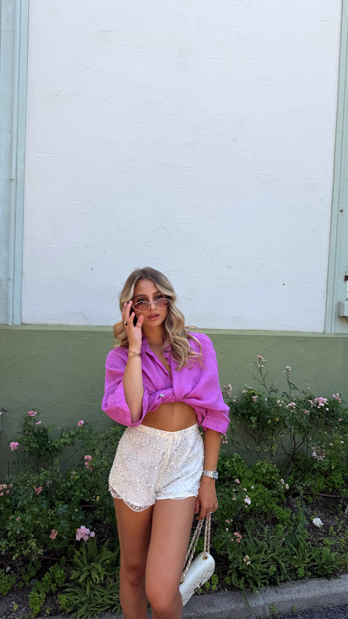 CAMISA LINA - VIOLETA