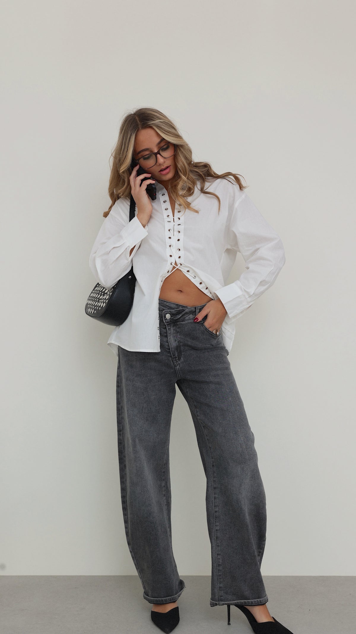 OCEAN BLOUSE - WHITE