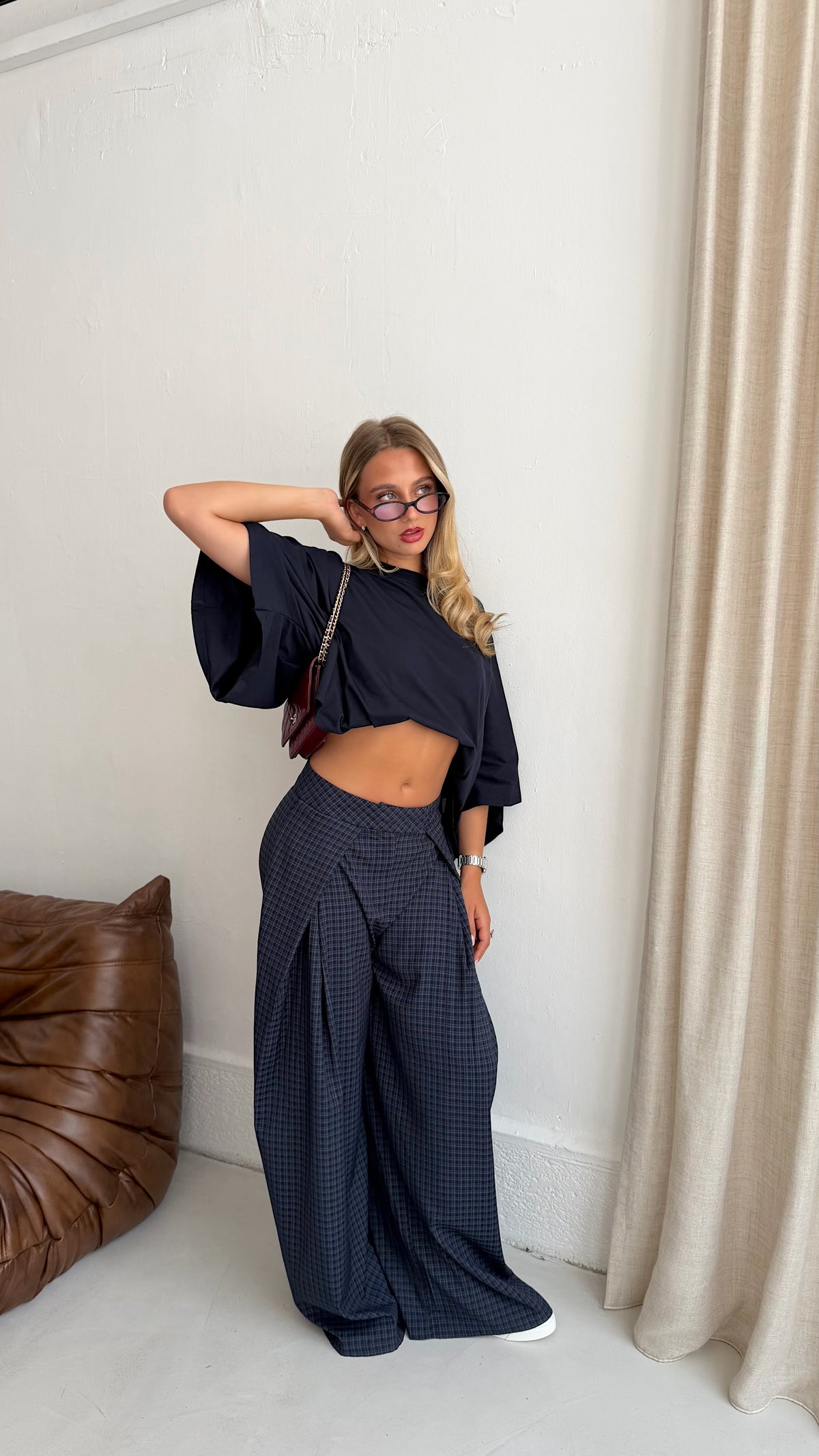 PANTALON STEPHANE - MARINE
