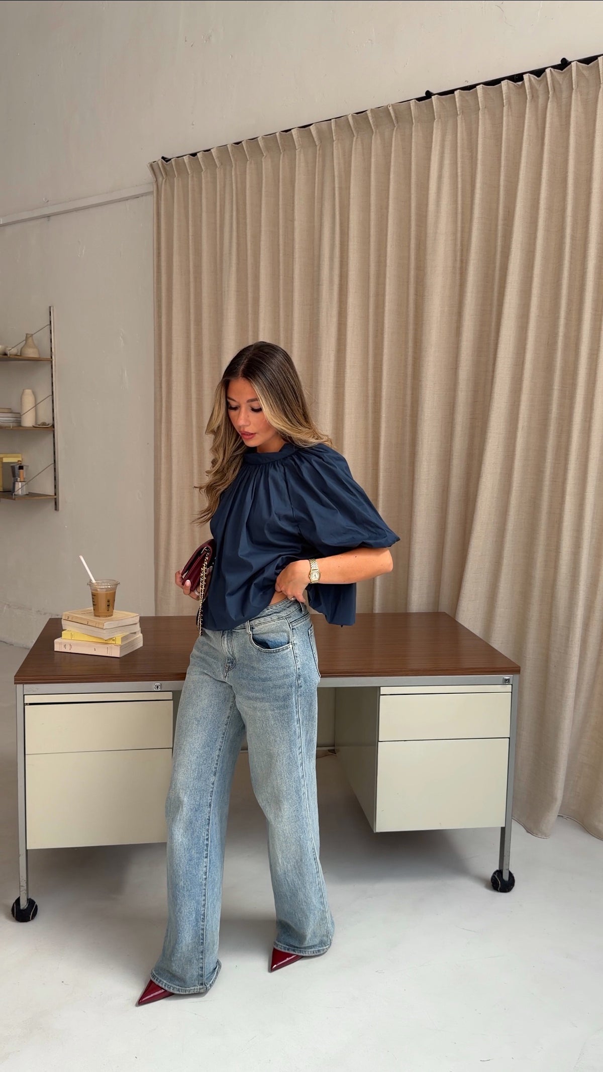 BLOUSE KIARA - MARINE