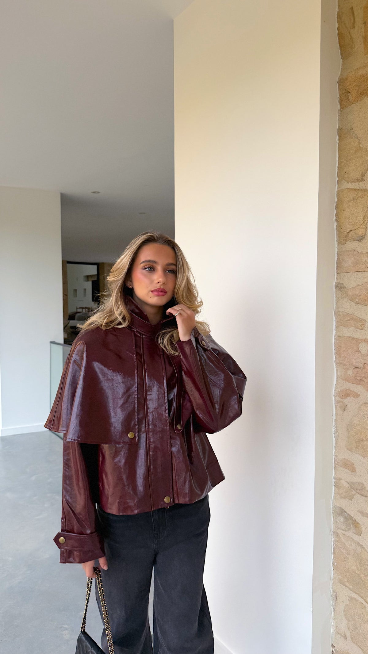 VESTE CHARLIE - BORDEAUX