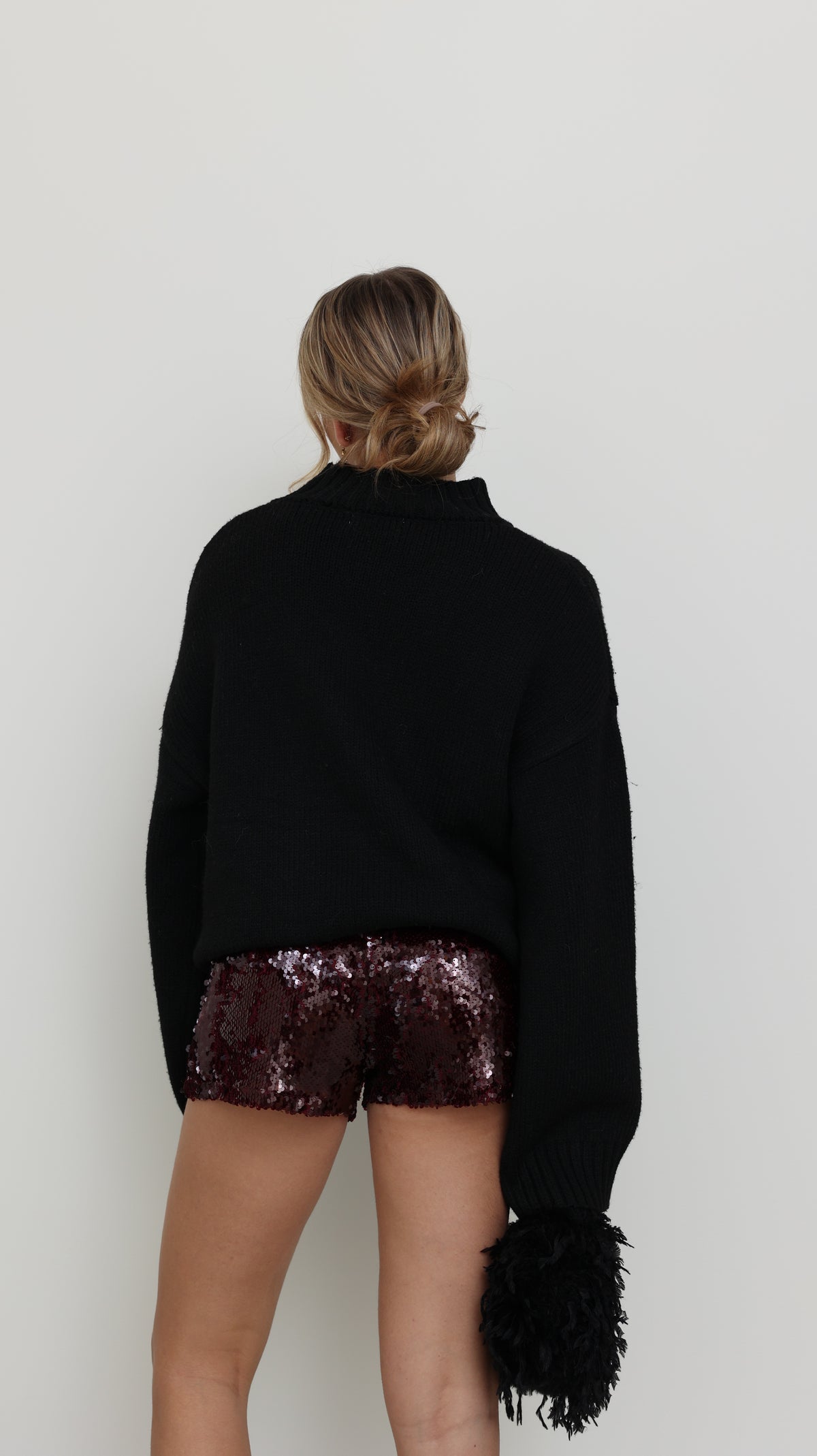 SHORT LOLIE - BORDEAUX