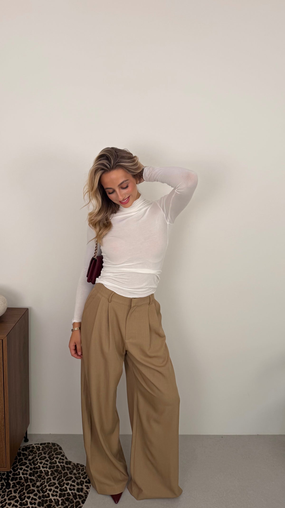 PIERRE TROUSERS - CAMEL