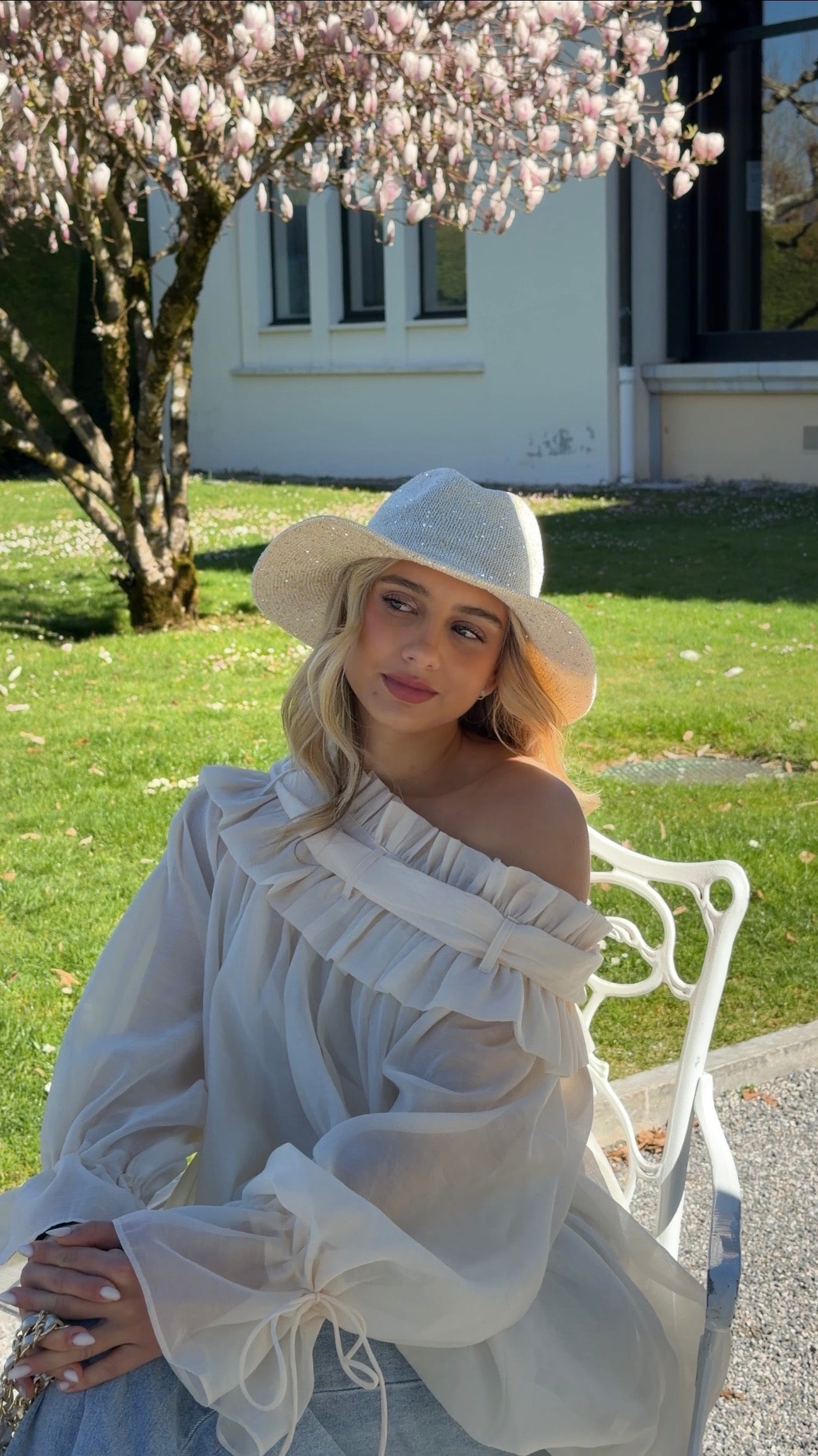BRIGITTE BLOUSE - ECRU