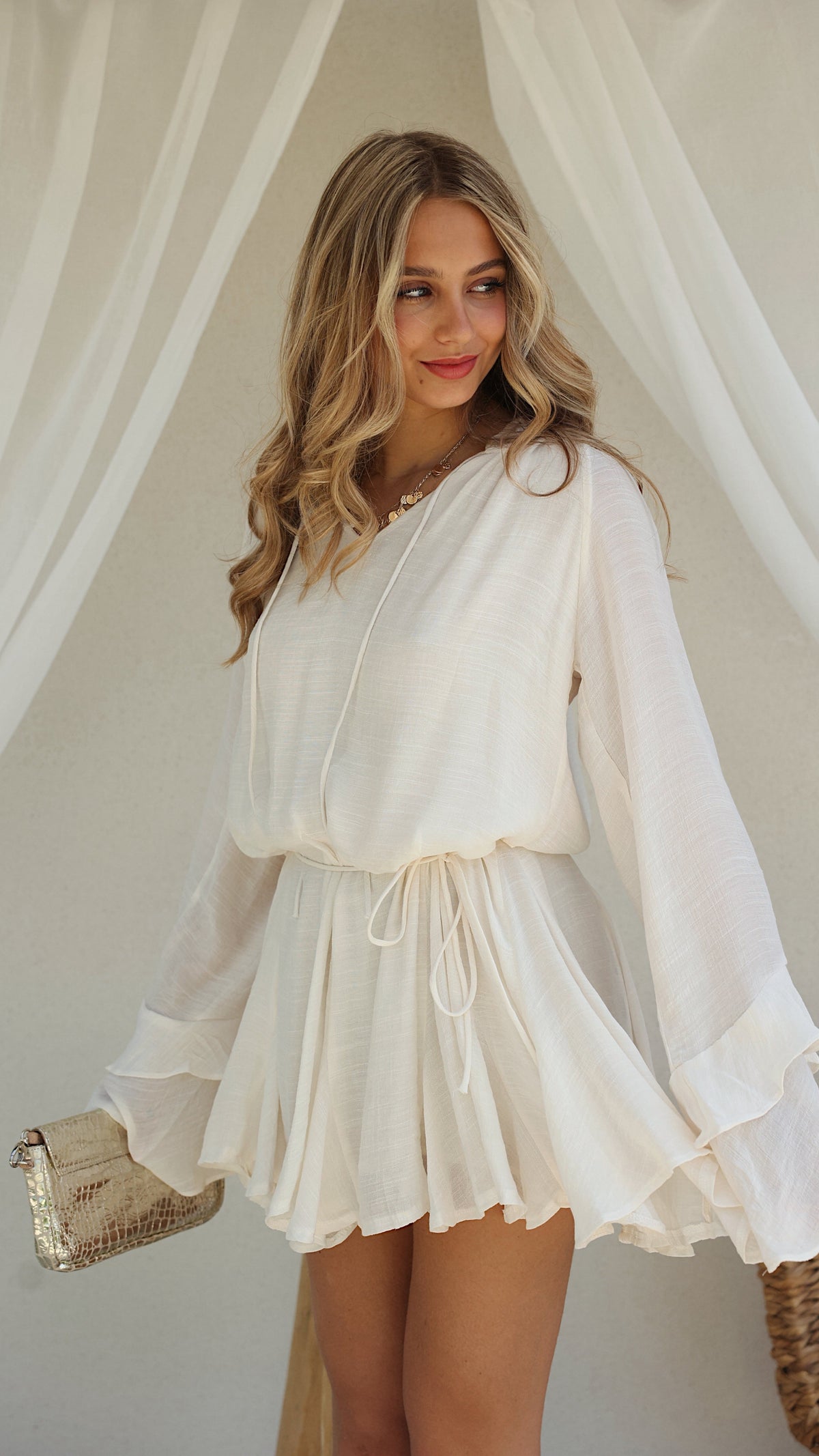 ROBE ISIS - ÉCRU