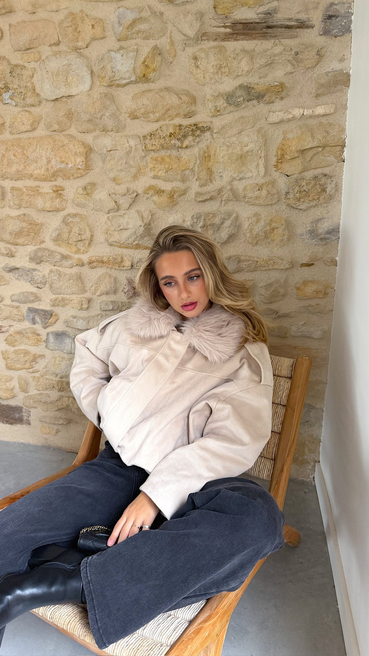 VESTE SOLYNE - BEIGE