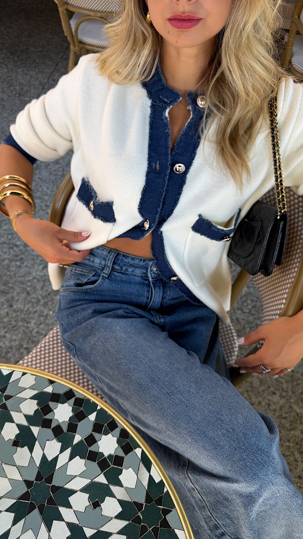 GILET SYLVIA - ECRU