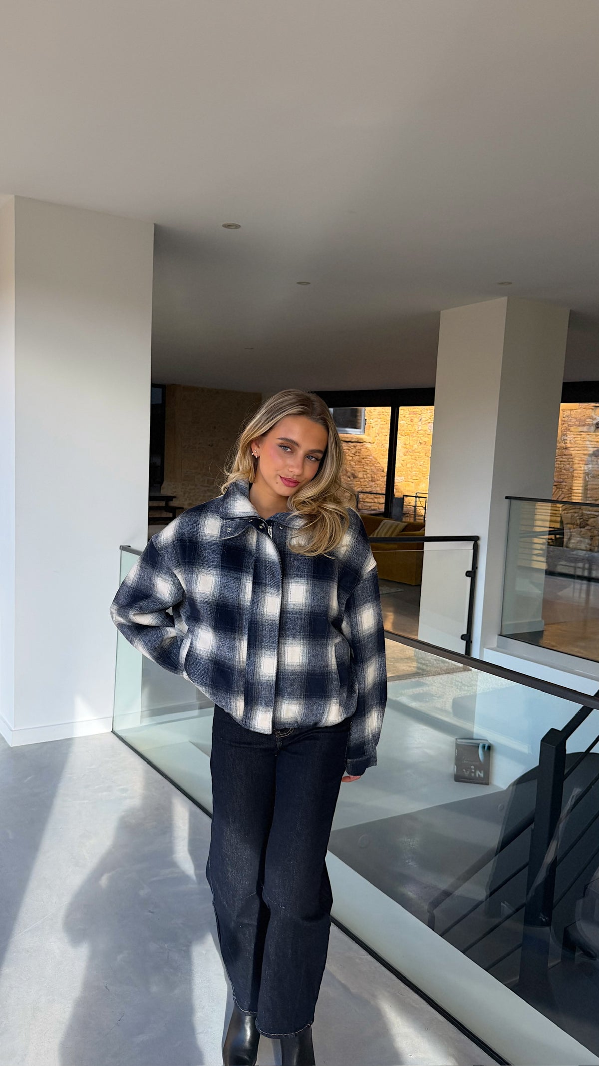 MANTEAU AMELIA - MARINE