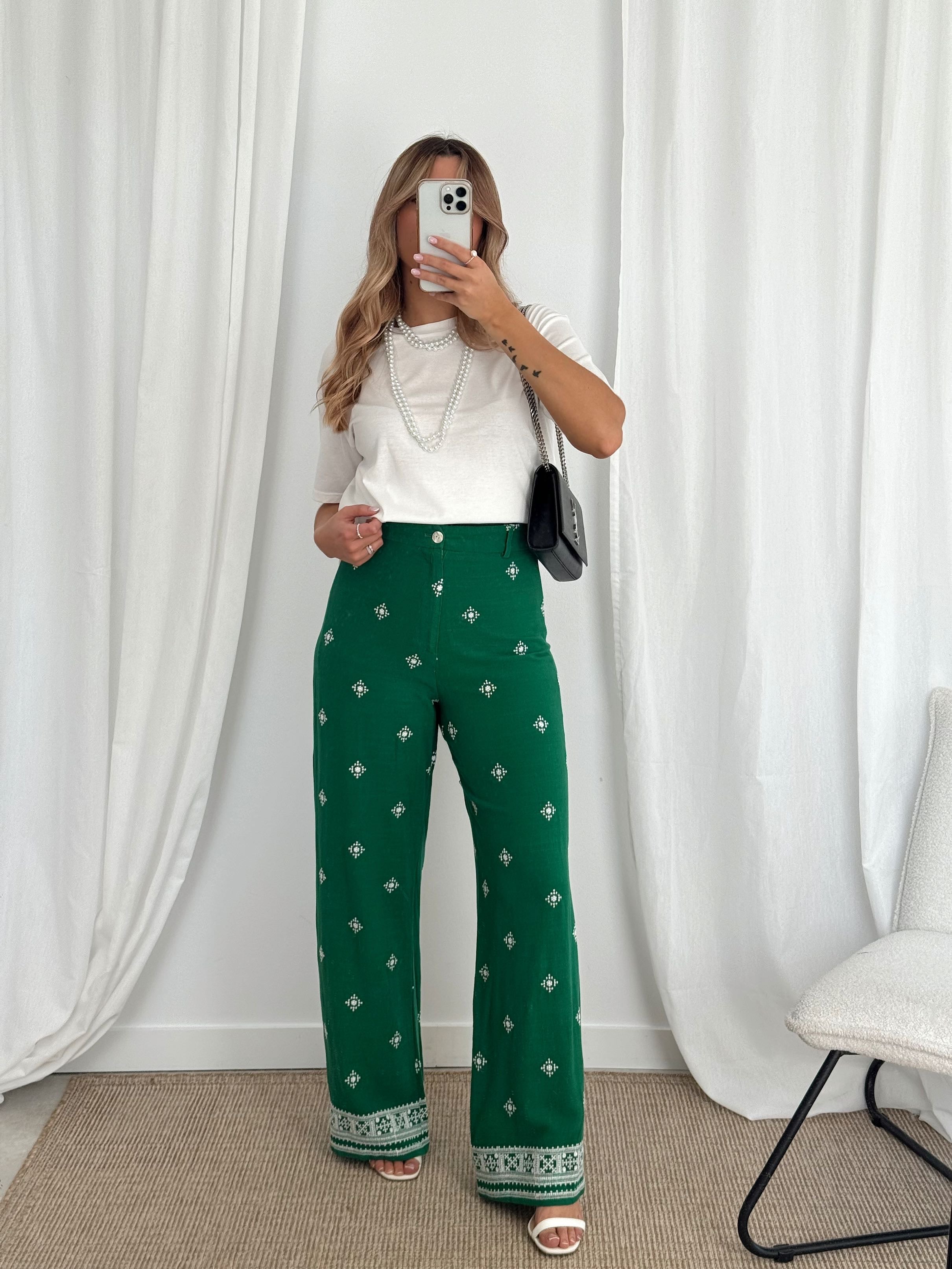 PANTALON MURA - VERT