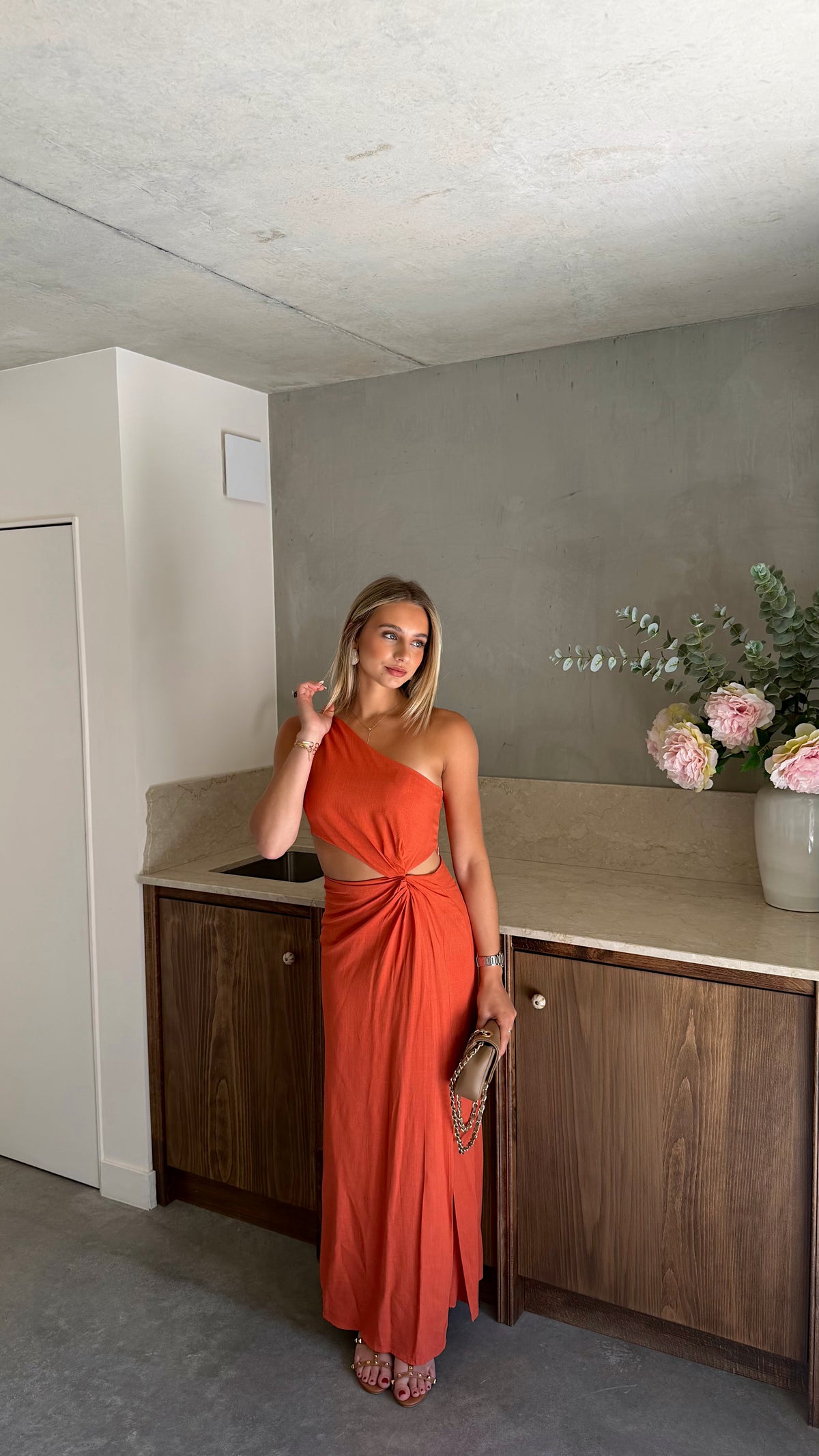 MIRA DRESS - ORANGE