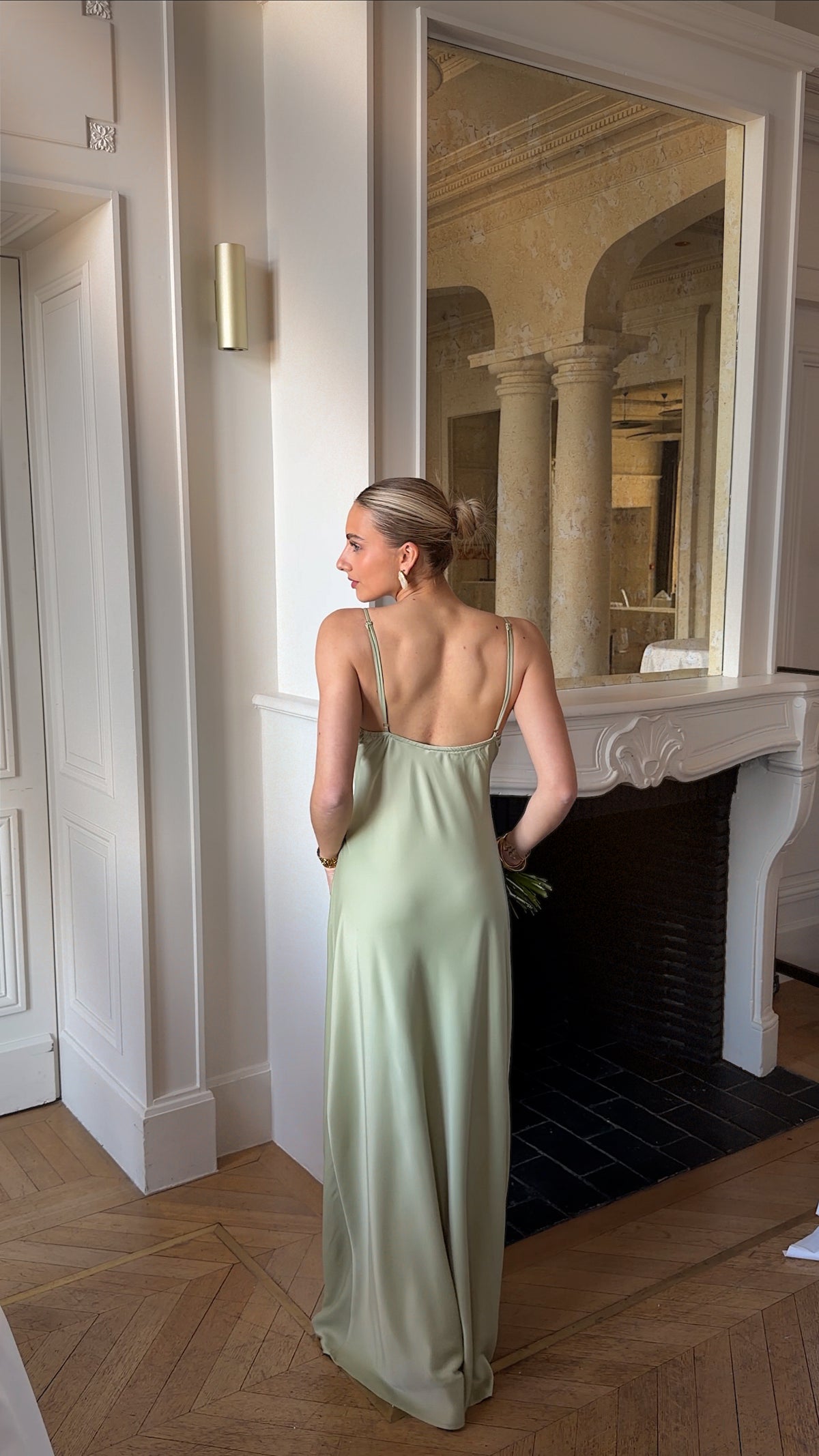 ANITA DRESS - SAGE GREEN