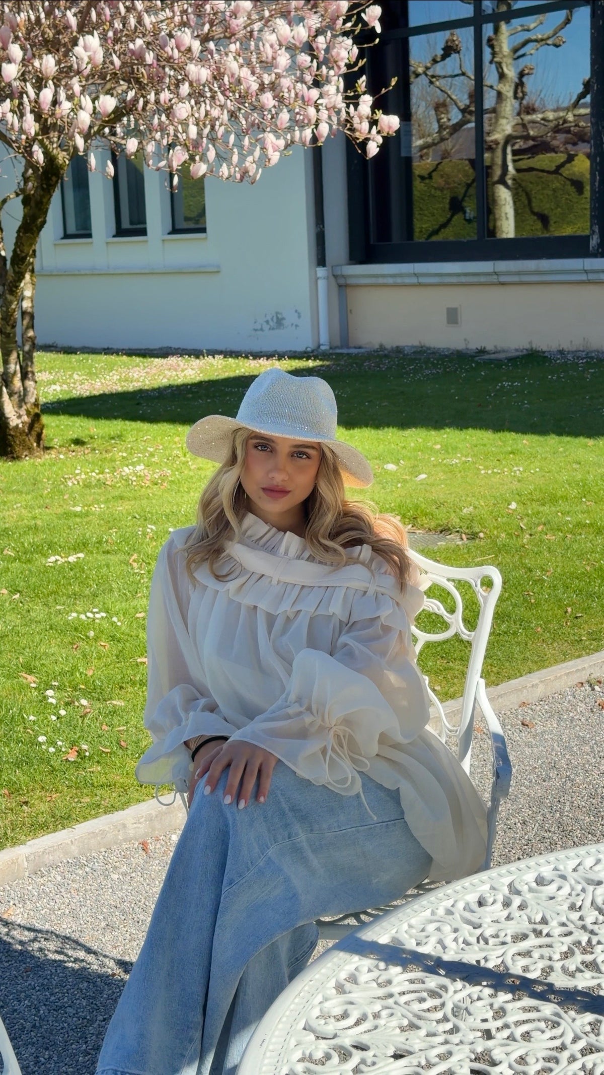 BRIGITTE BLOUSE - ECRU