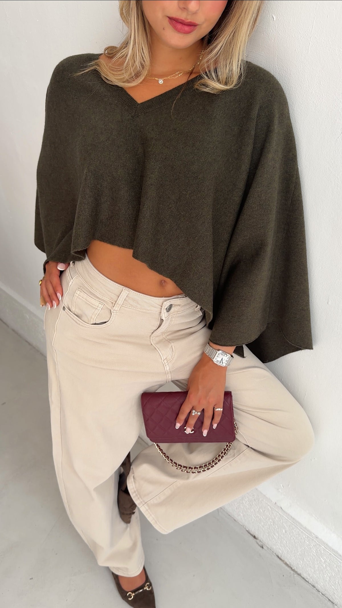 PULL AURORE - KAKI