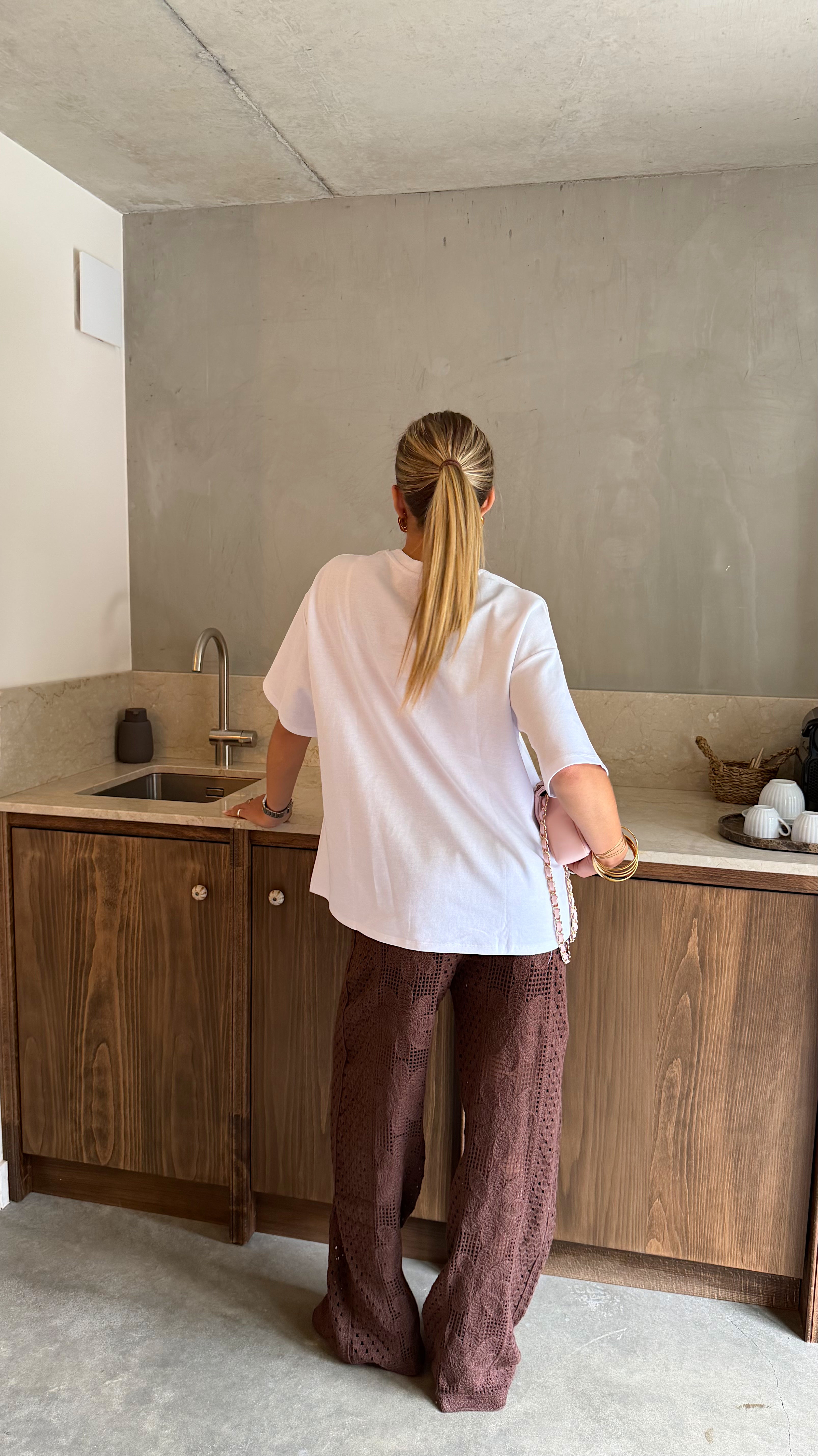 SUMMER TROUSERS - CHOCO