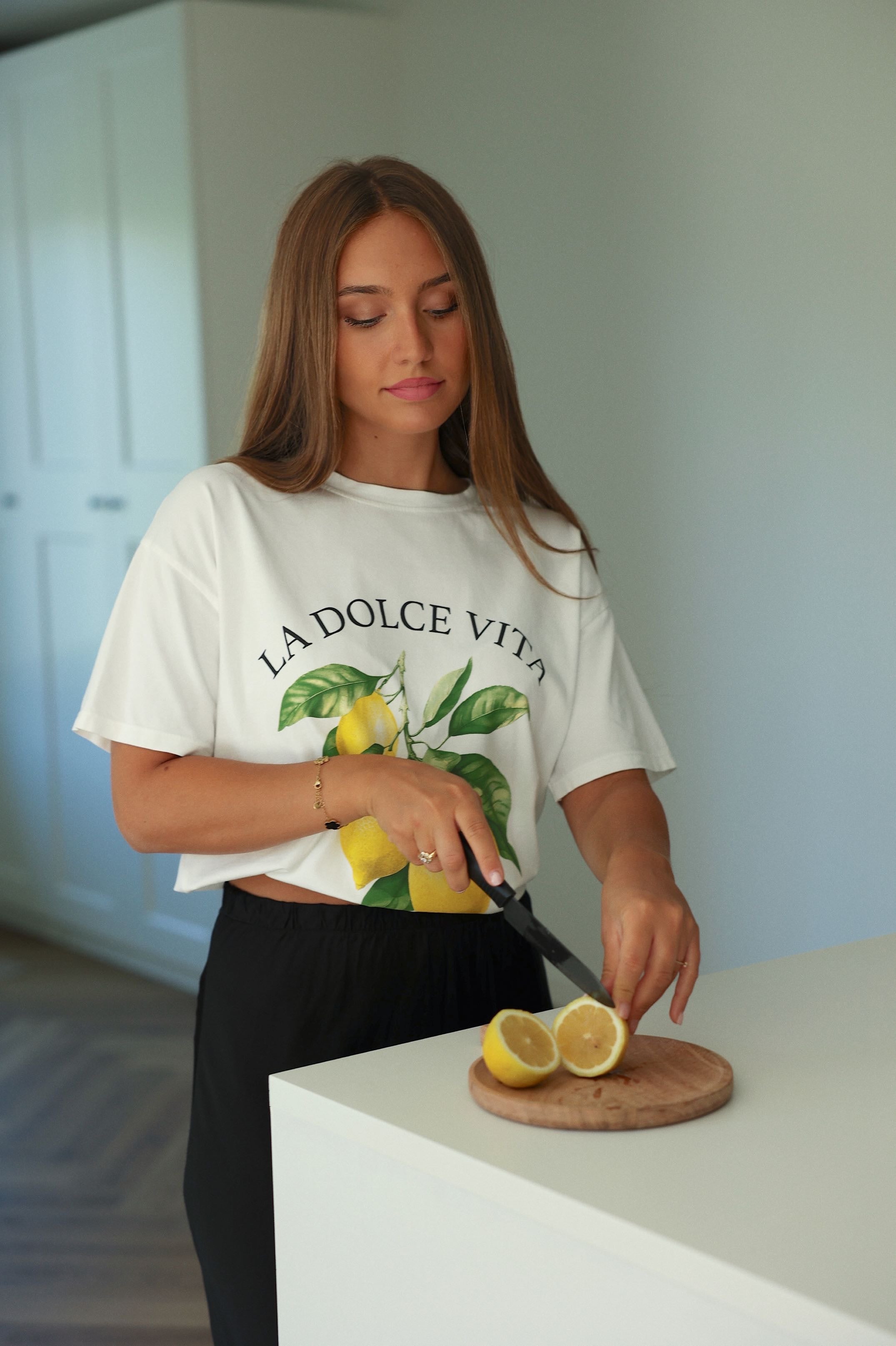 LEMON T-SHIRT - WHITE