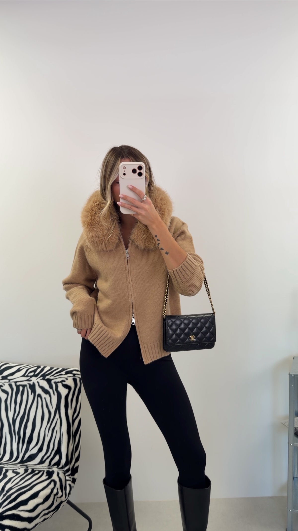 GILET DANIELA - CAMEL