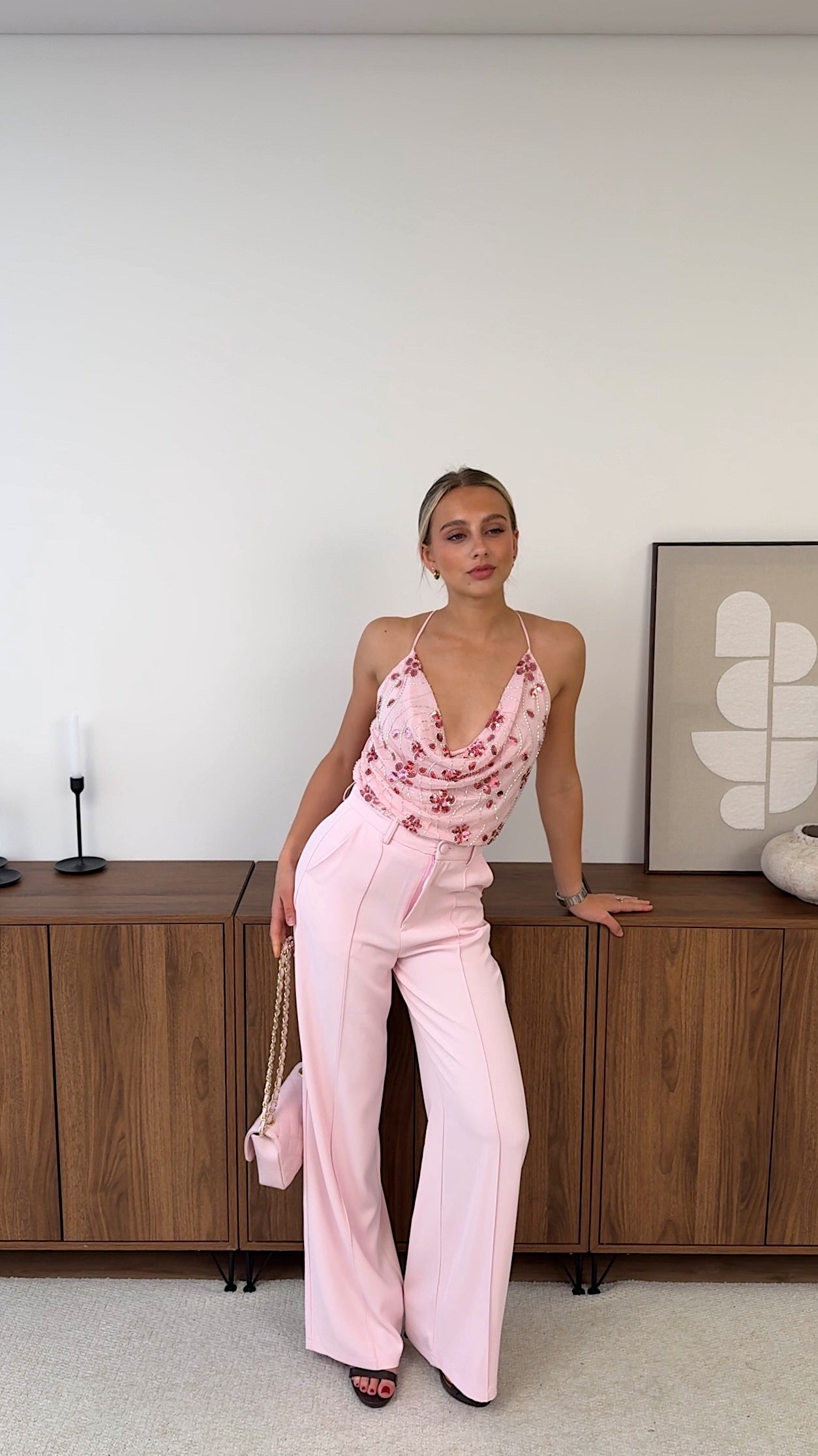 PANTALON TIAGO - ROSE