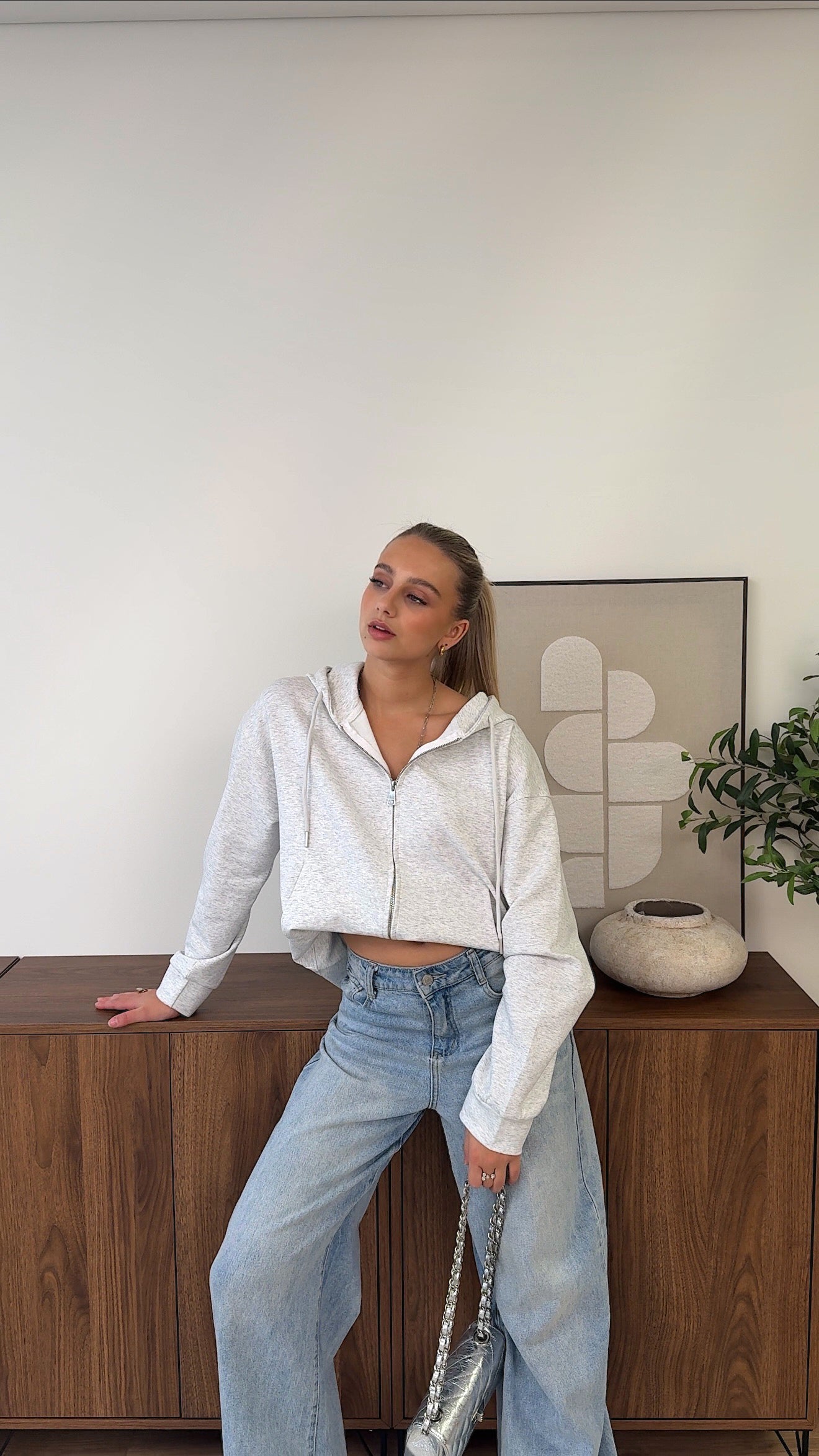 ANGEL CARDIGAN - LIGHT GREY