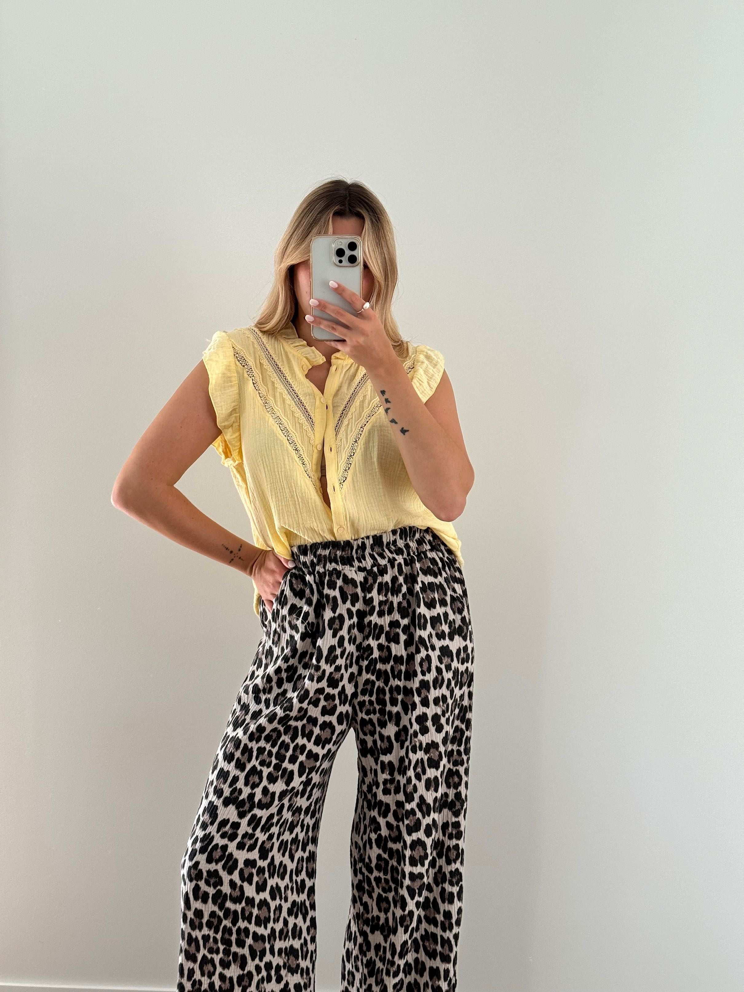 BLOUSE FLAVIA - JAUNE